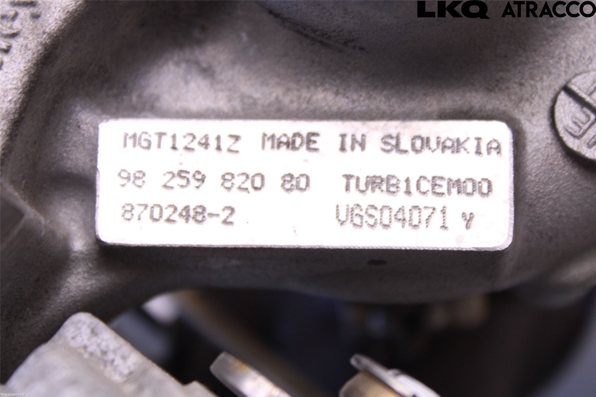 Peugeot 2008 13-20 Turboaggregat