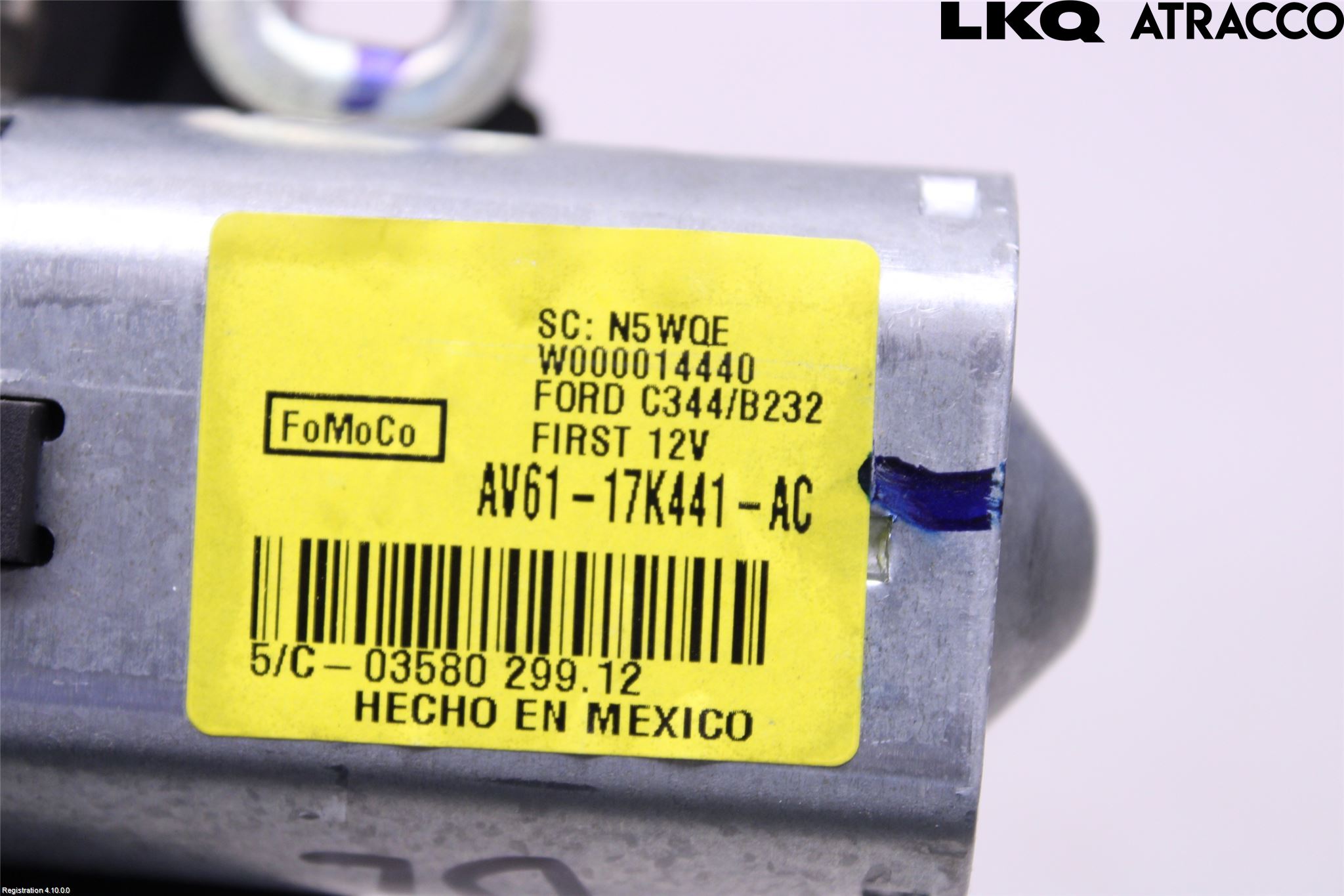 Ford C-MAX II  11-14 Torkarmotor Baklucka