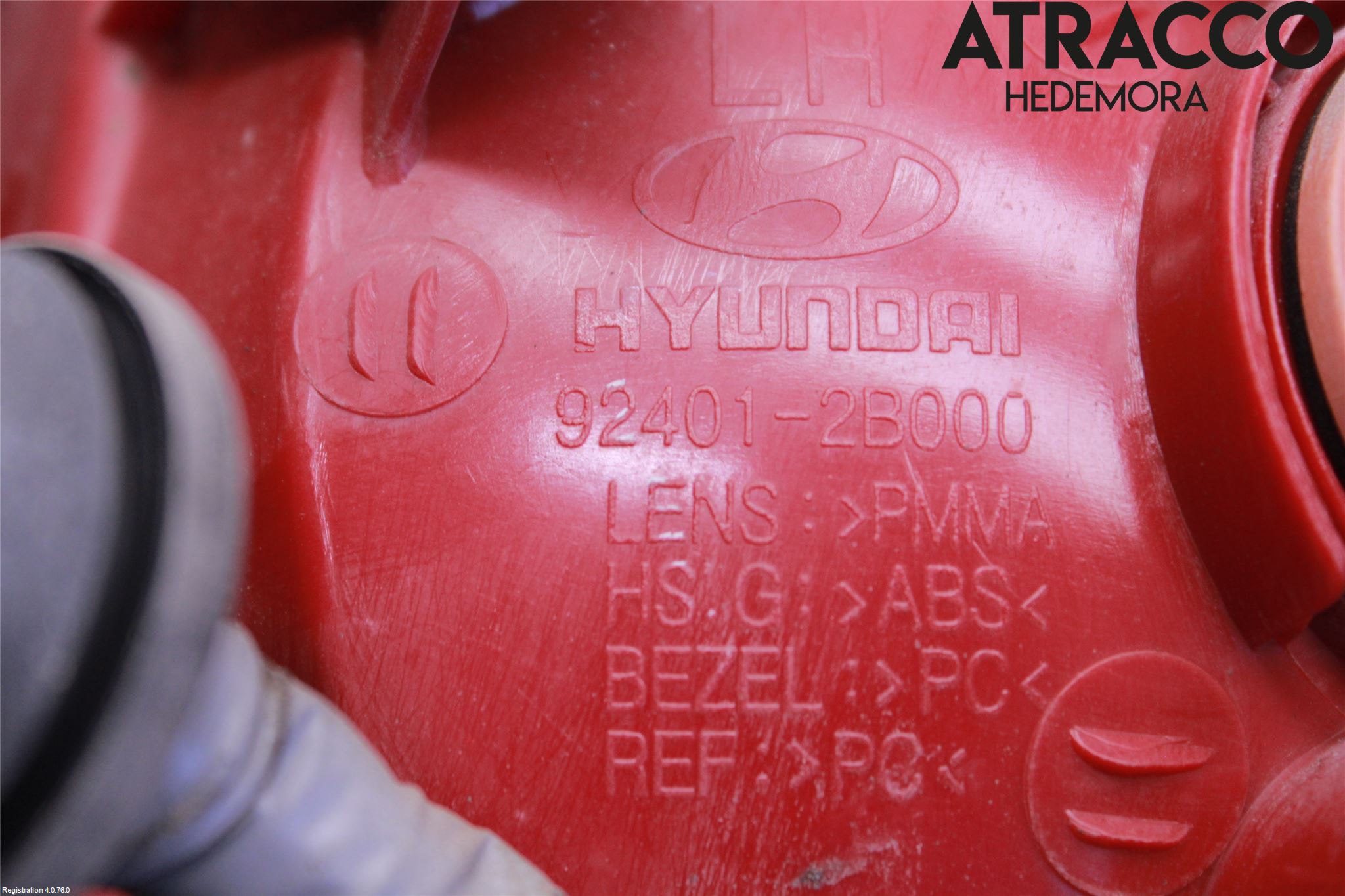 Hyundai SANTA FE  06-12 Bakljus Vänster