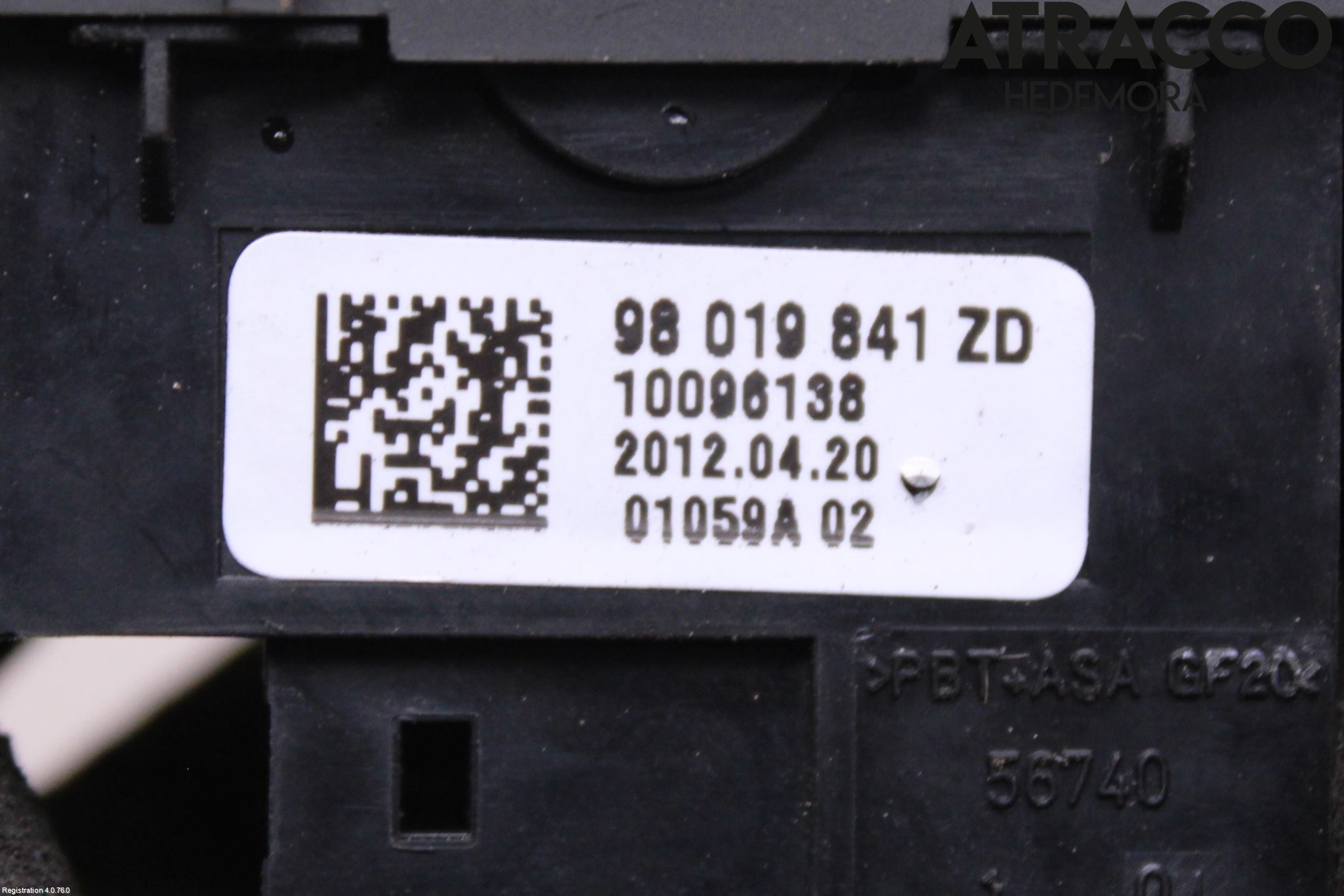 Peugeot 508 11-18 Strömställare Stolvärme