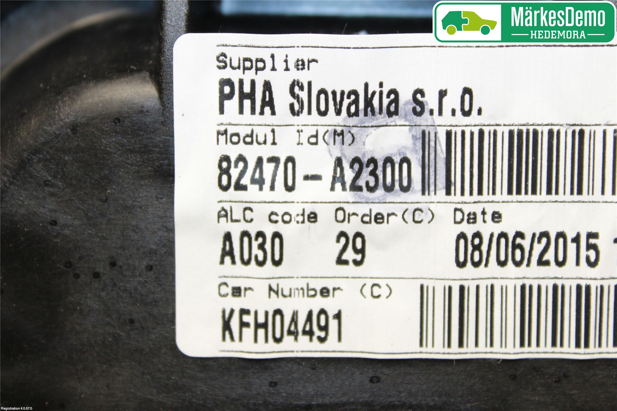 Kia CEED 12-18 Fönsterhiss El Kompl