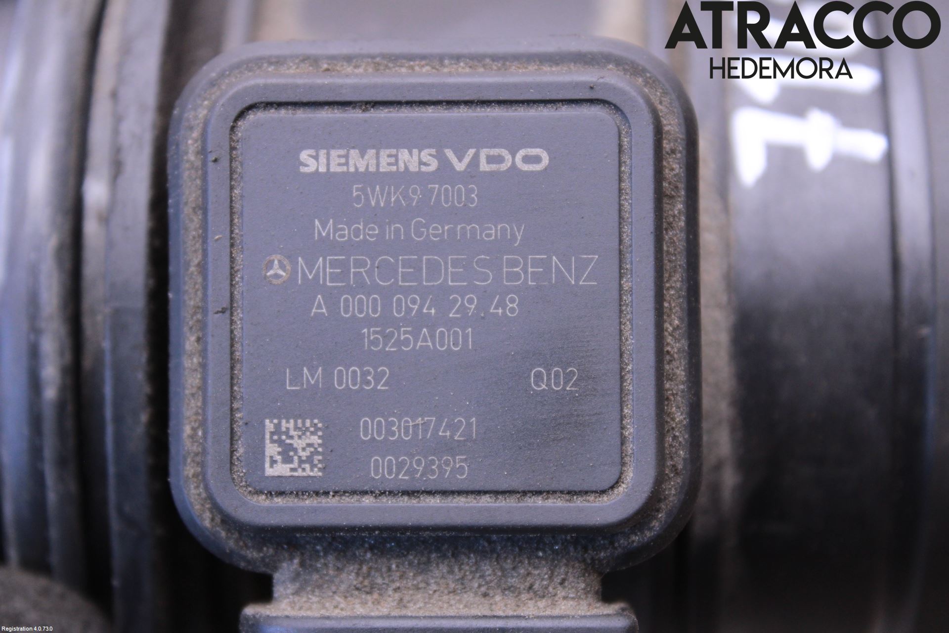 Mercedes-Benz MB B-KLASS (W245) 05-12 Injluftmassamätare