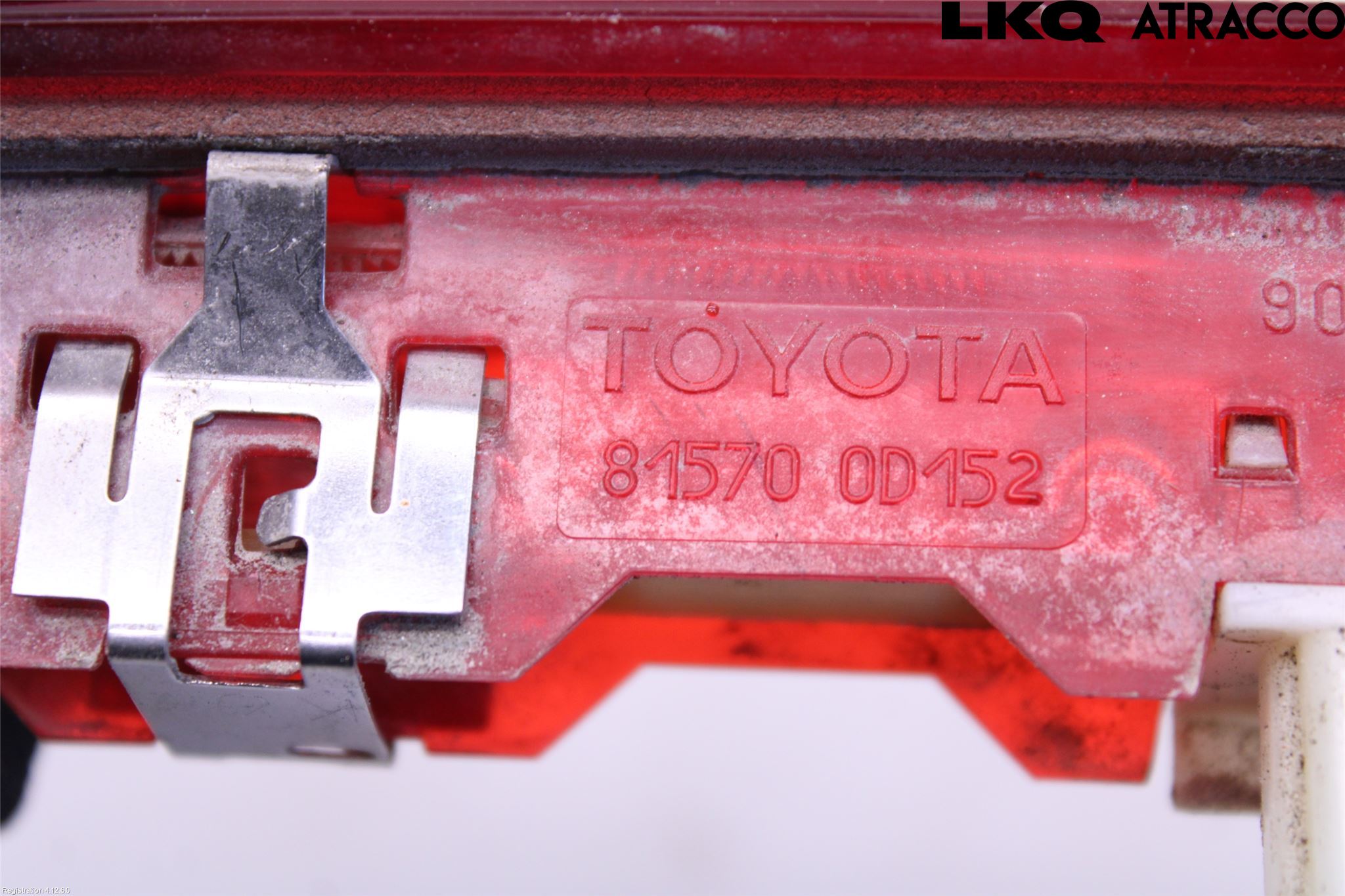 Toyota YARIS XP130 15-20 Bromsljus Bakruta