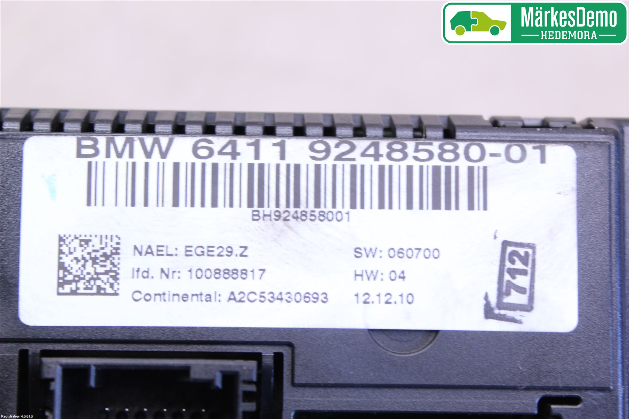 BMW 1 E87/81 5D/3D 03-11 Ac Styrenhet Ac Manöveren