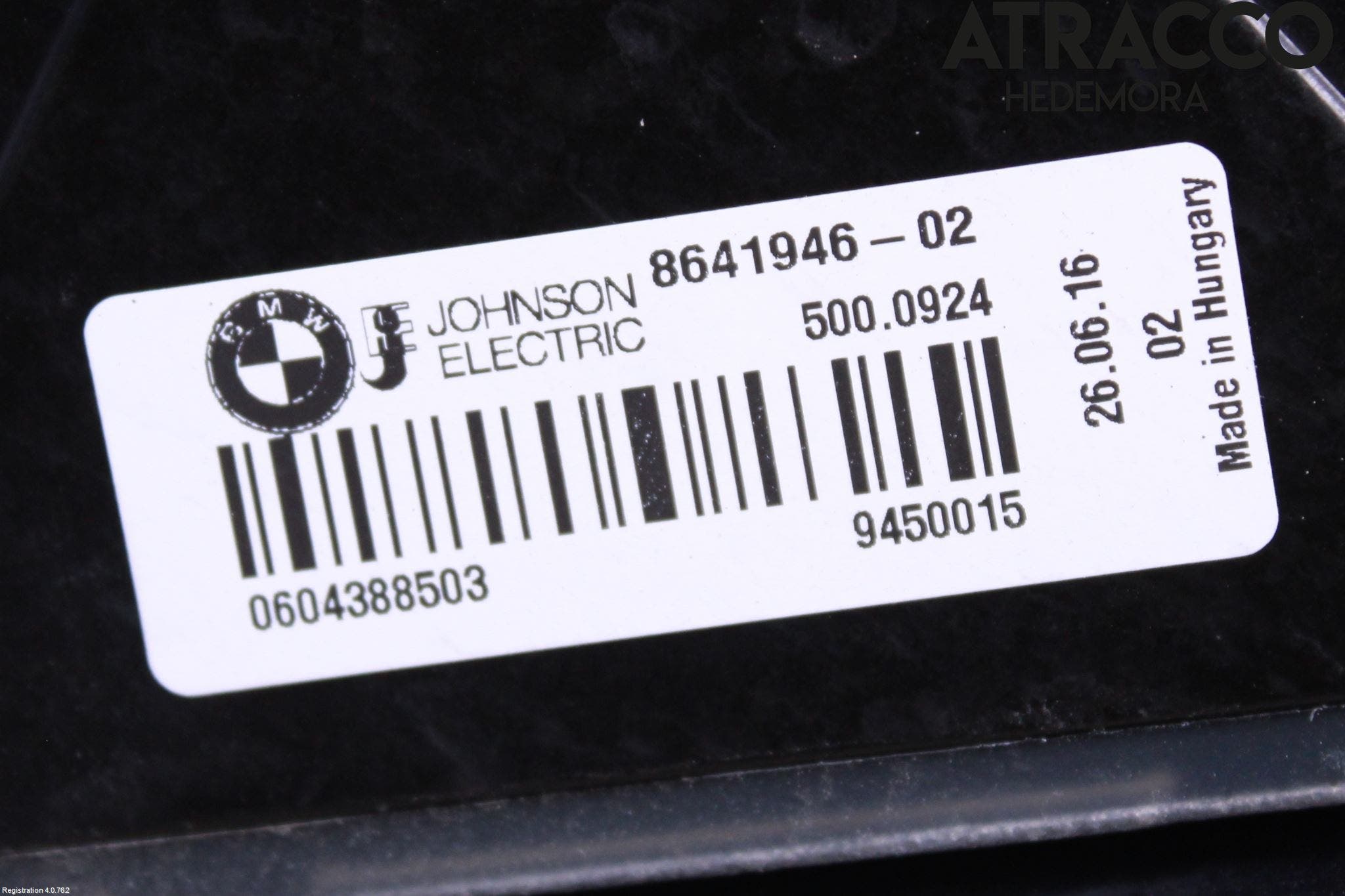 BMW 3 F30/F31/F80 12-19 Kylfläkt El