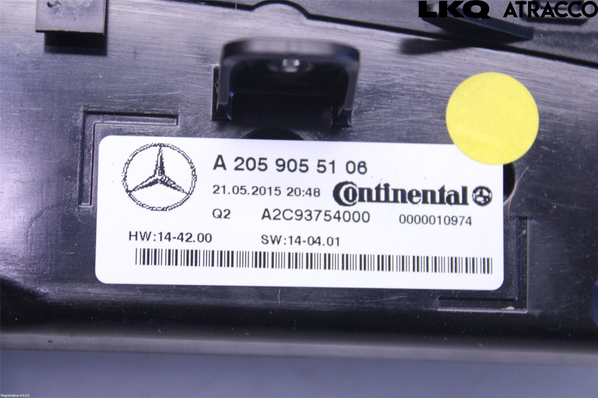 Mercedes-Benz MB C-KLASS (W205) 14-21 Ac Styrenhet Ac Manöveren