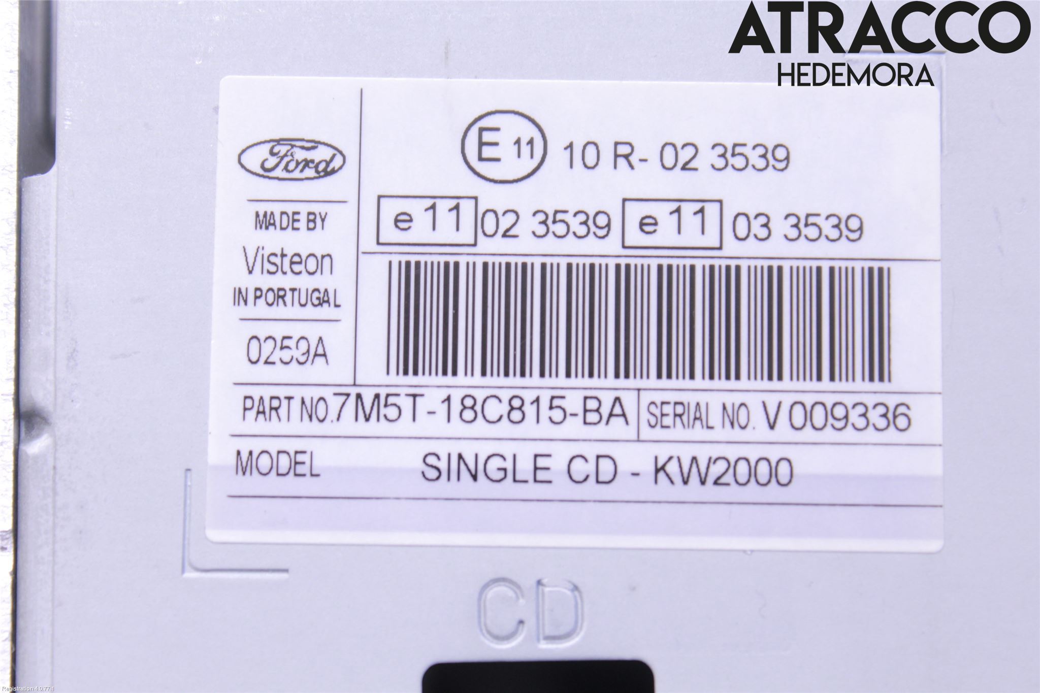 Ford FOCUS     04-07 Cd Radio - Multimediapanel