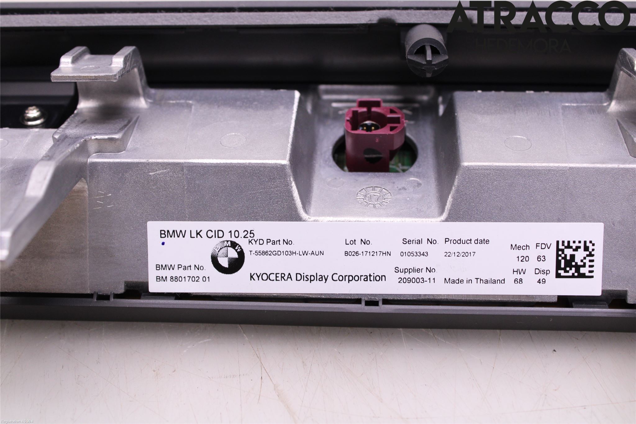 BMW 5 G30/G31/F90 17-23 Multifunktionsdisplay