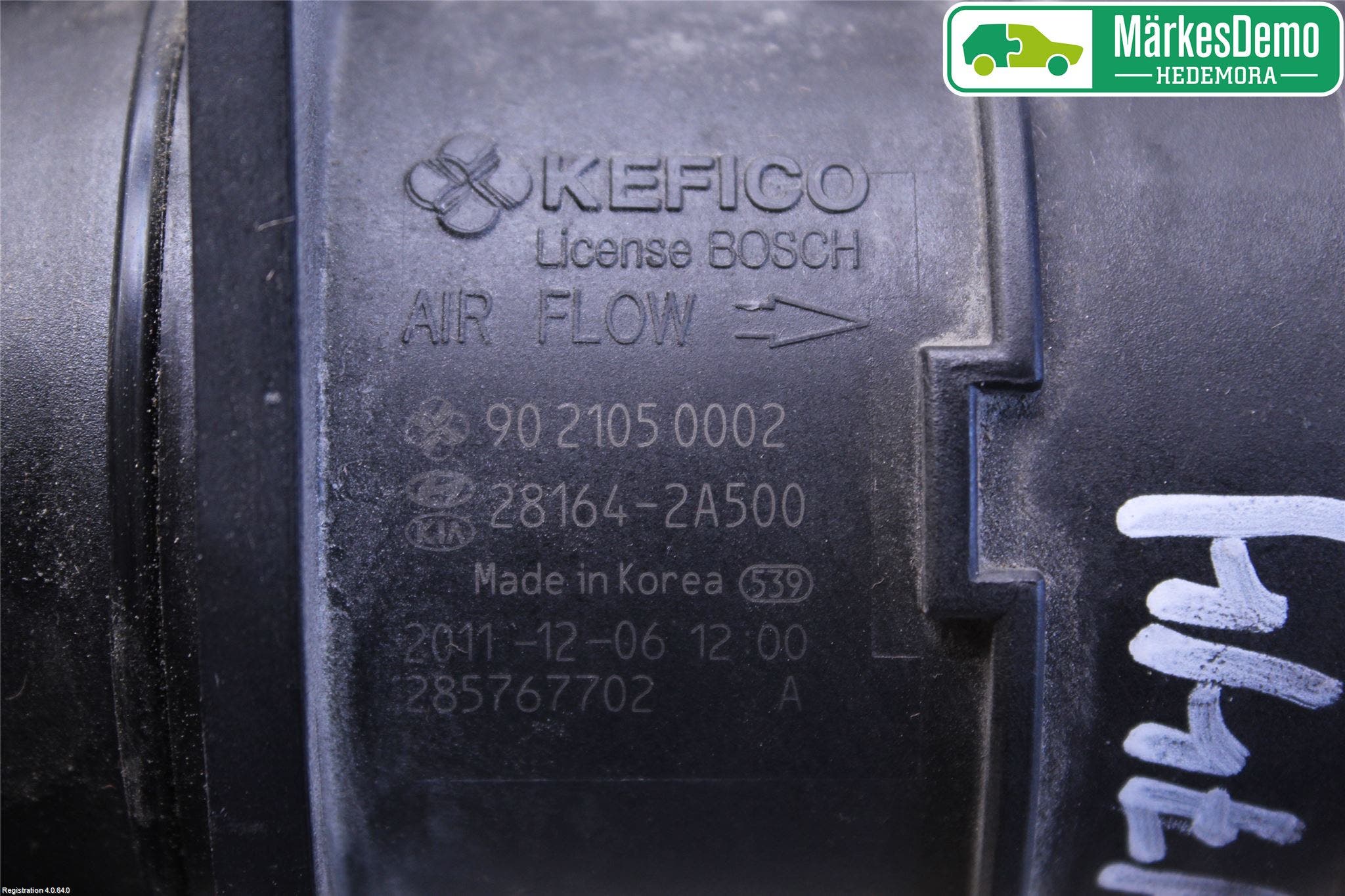 Hyundai i40 08-15 Injluftmassamätare