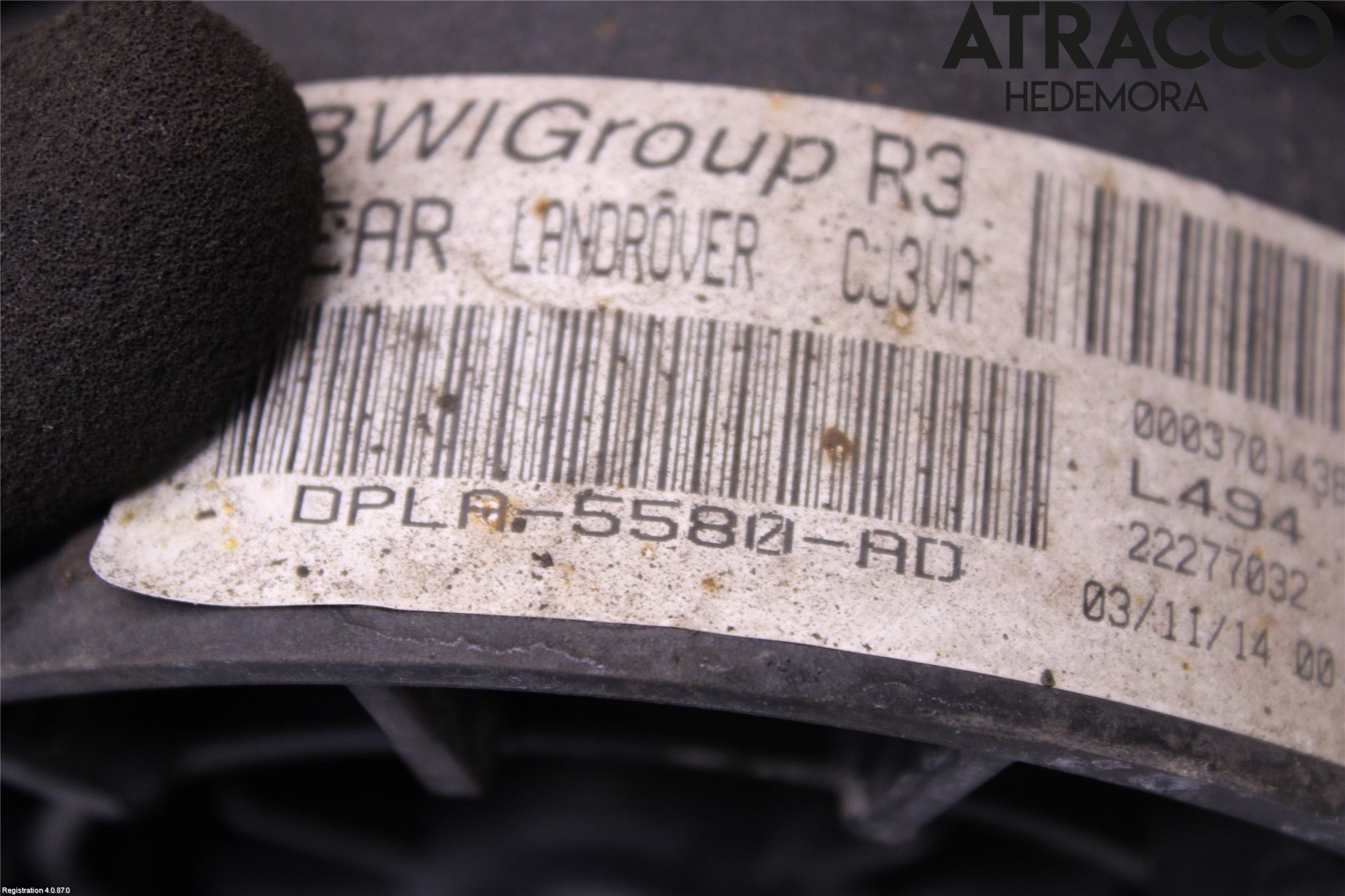 Landrover RANGE ROVER SPORT (L494) 14-22 Nivå-Luftfjädring Bälg