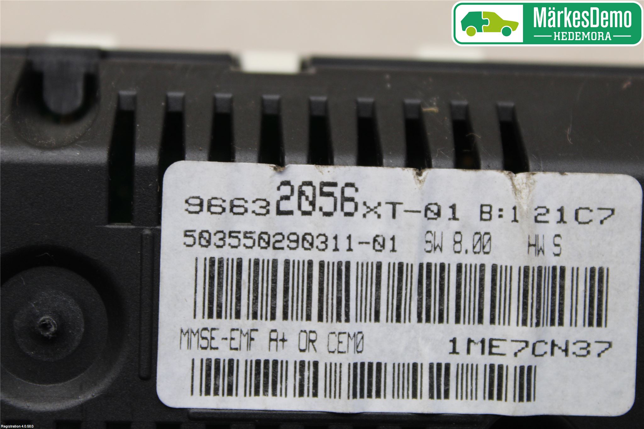 Citroen JUMPY 07-16 Kontrolldisplay