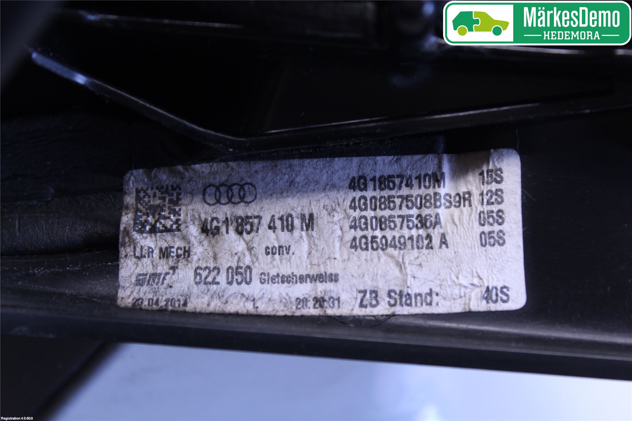 Audi A6/S6 4G 11-18 Spegel Yttre El Hö
