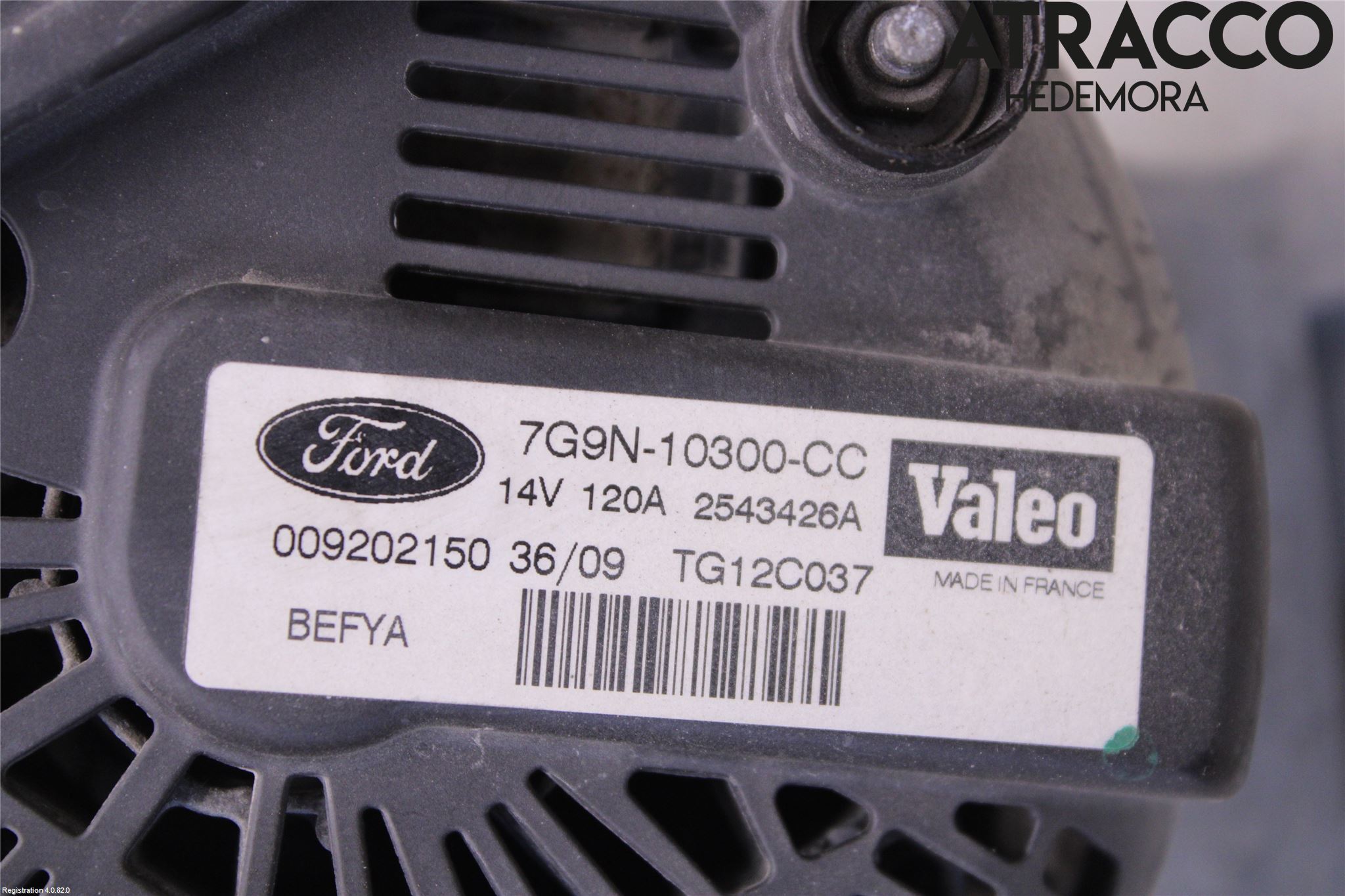 Ford FIESTA 09-12 Generator