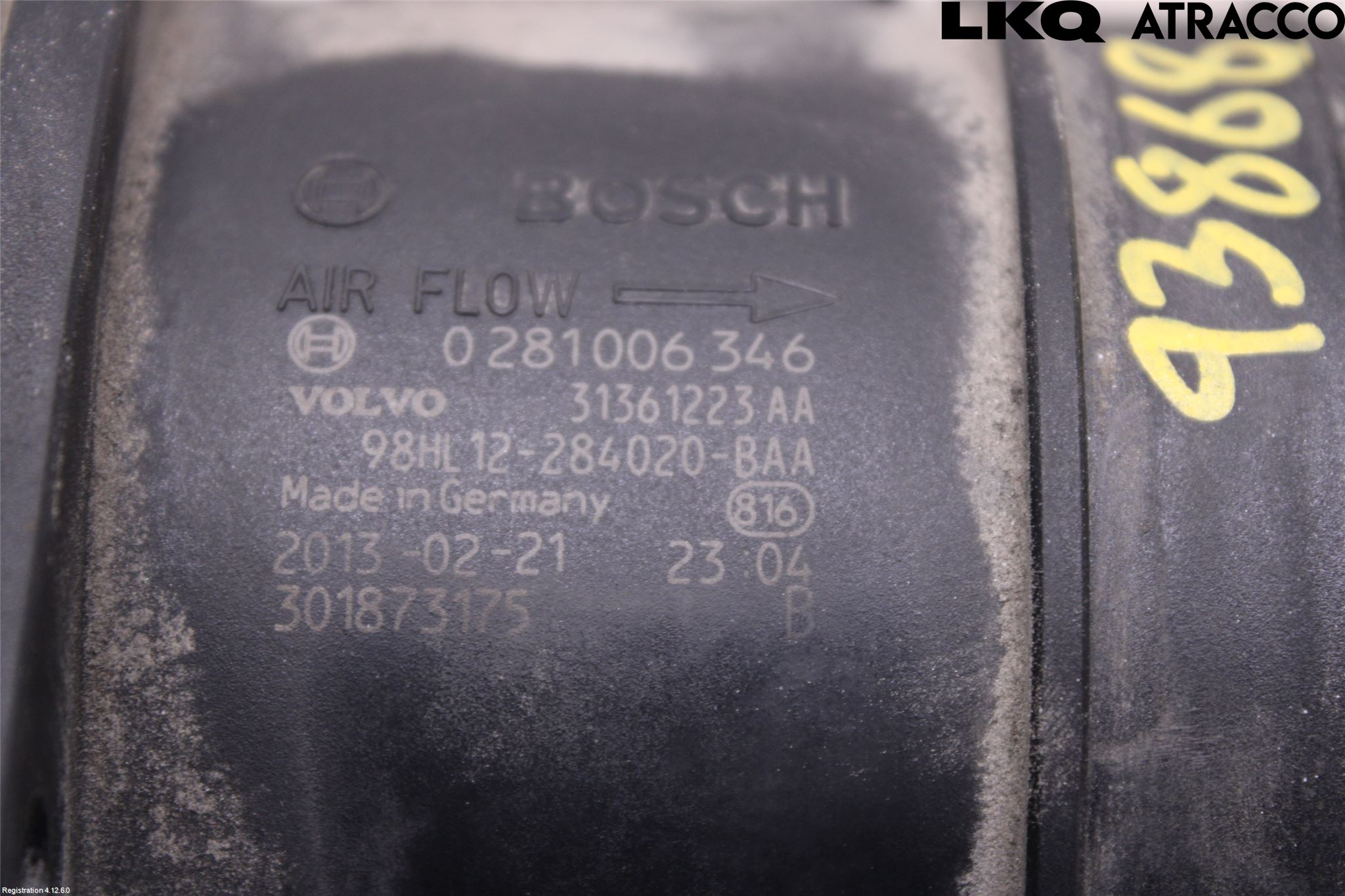 Volvo XC70 08-13 Injluftmassamätare