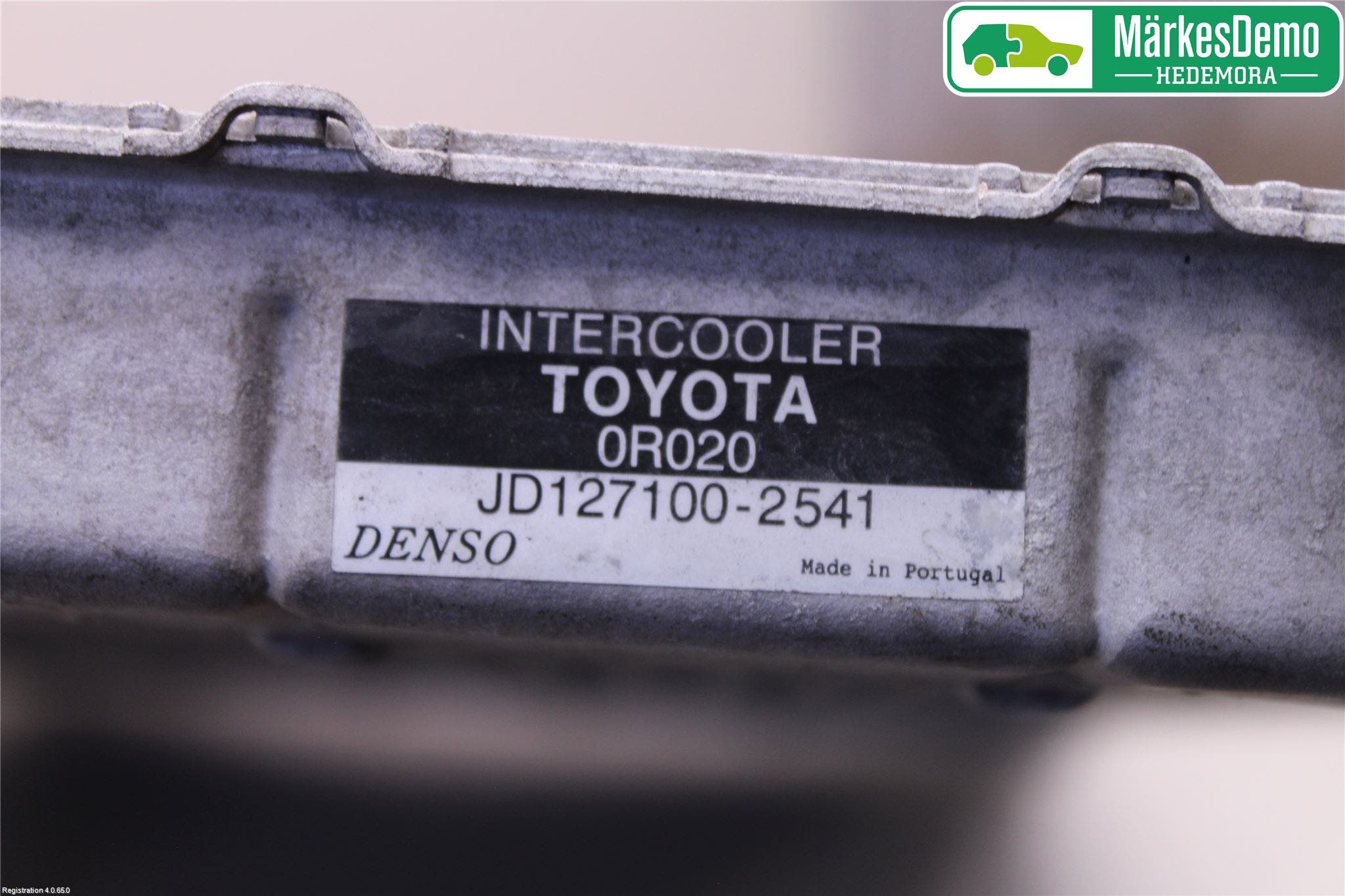 Toyota AURIS 07-09 Laddluft-Intercooler Kyl