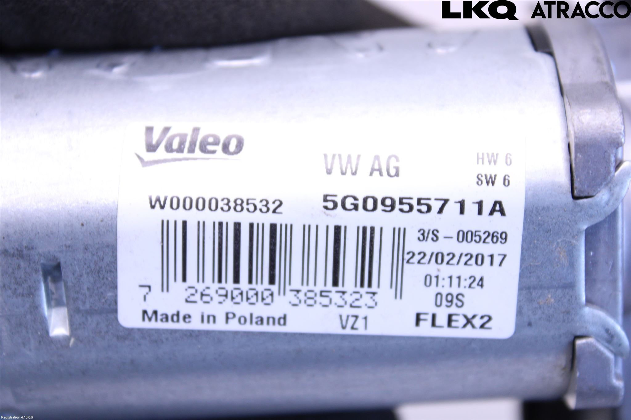 Volkswagen VW TIGUAN 16-24 Torkarmotor Baklucka