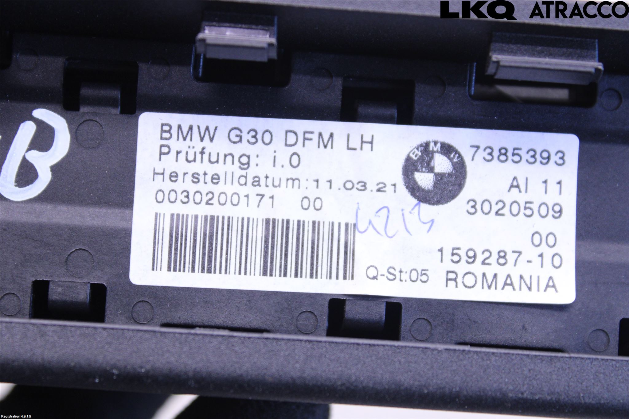 BMW 5 G30/G31/F90 17-23 Insynskydd