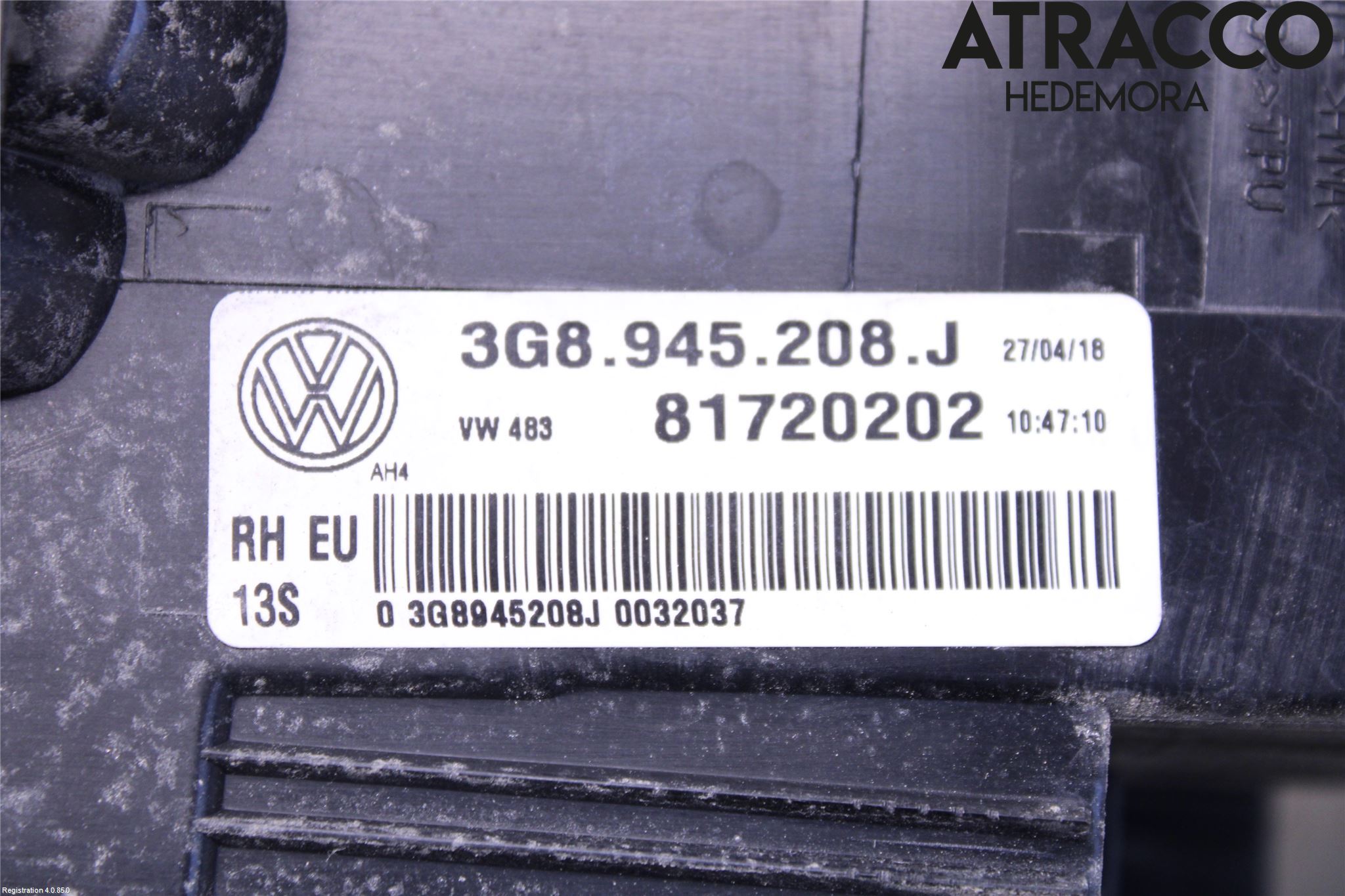 Volkswagen VW ARTEON 17- Bakljus Höger