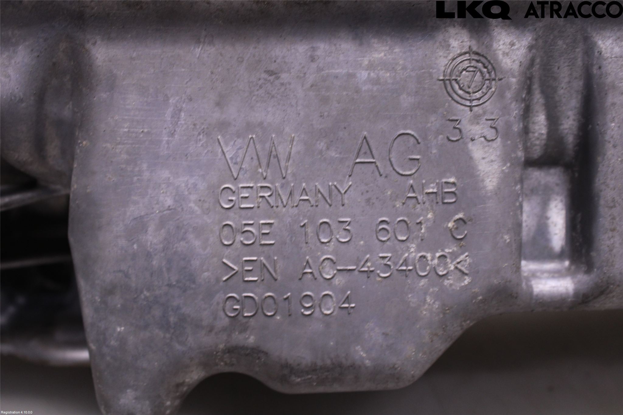 Audi A3/S3 8V 13-20 Oljetråg