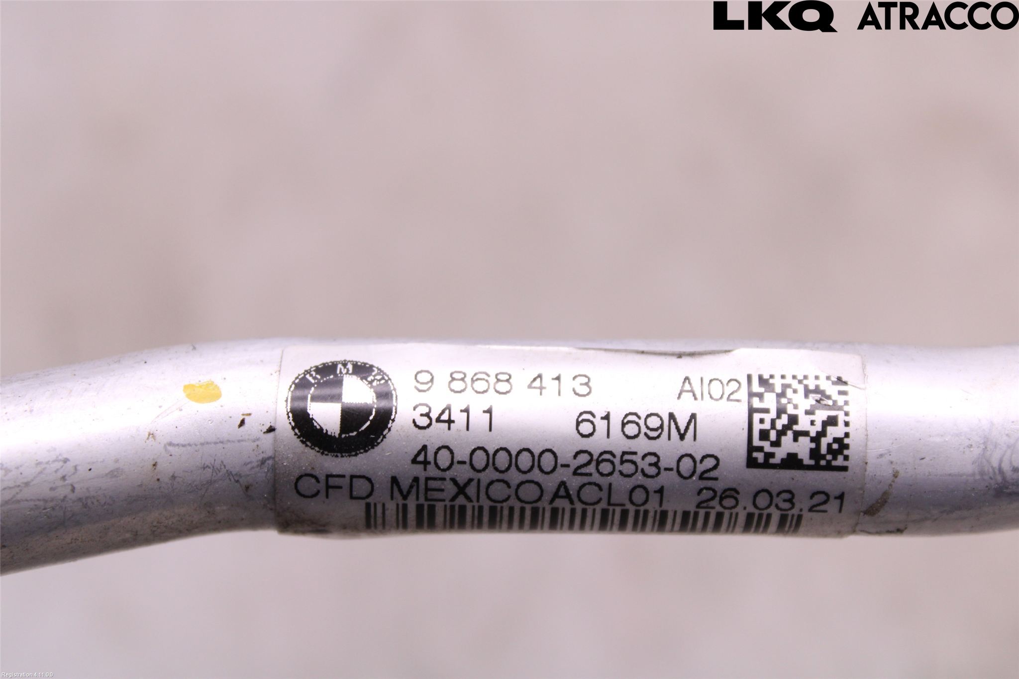 BMW X3 G01 18- Ac Slang-Rör