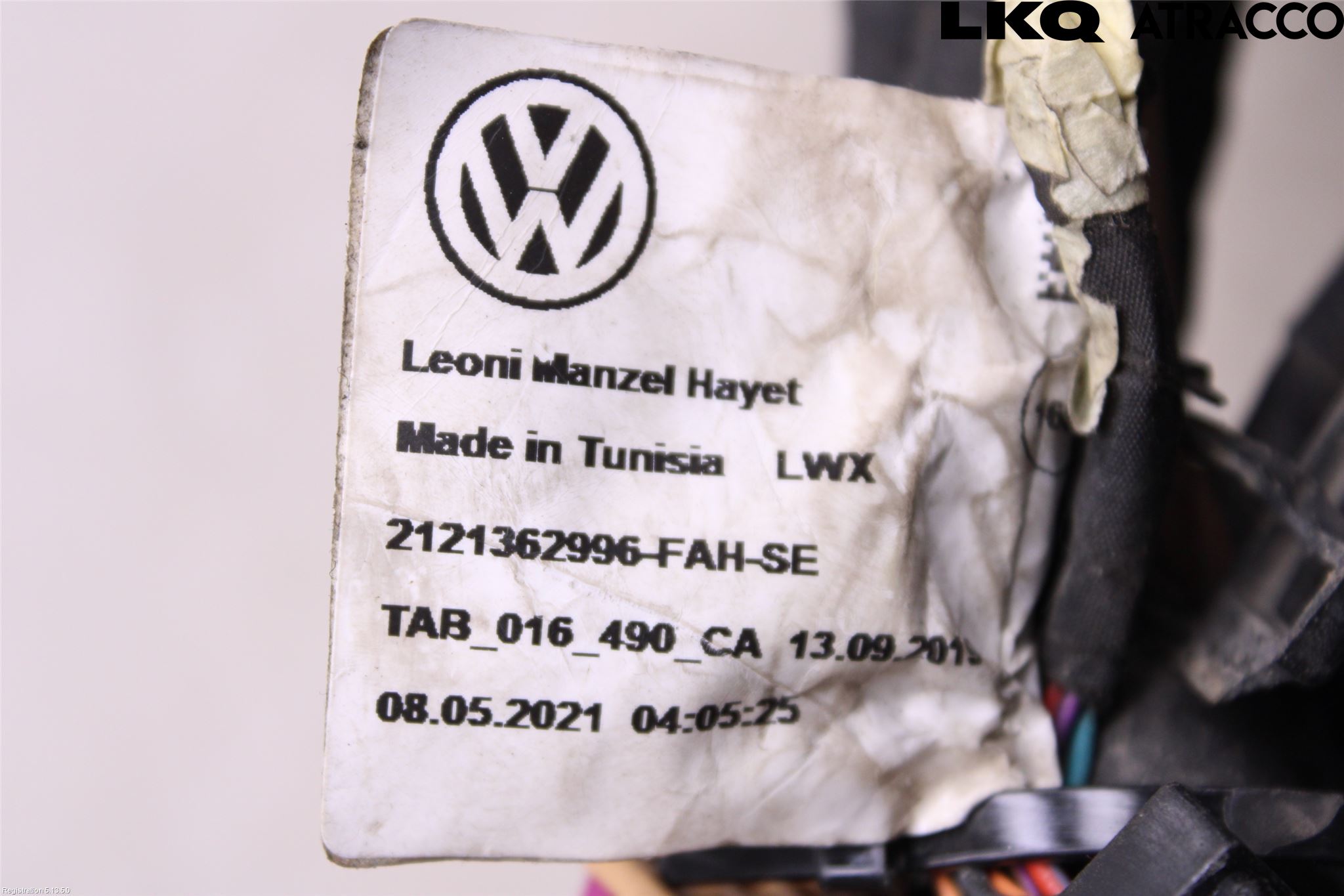 Volkswagen VW ID.4 21- Kabelhärva
