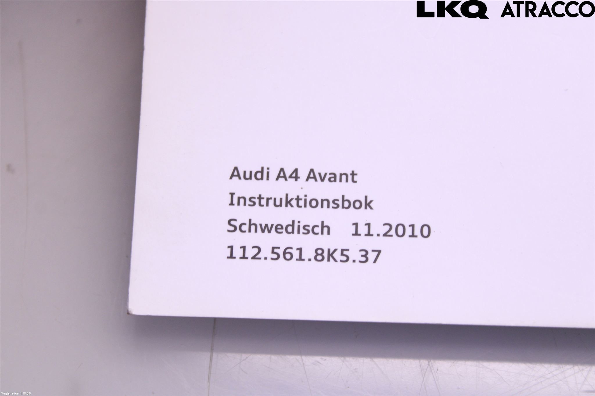 Audi A4/S4 08-11 Instruktionsbok