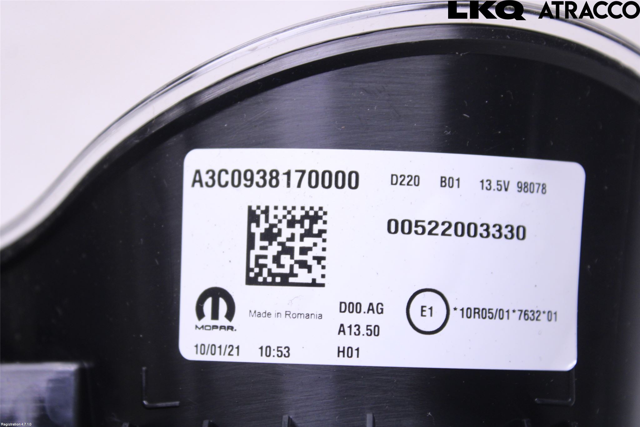 Fiat TIPO/CROSS 16- Instrument Komb