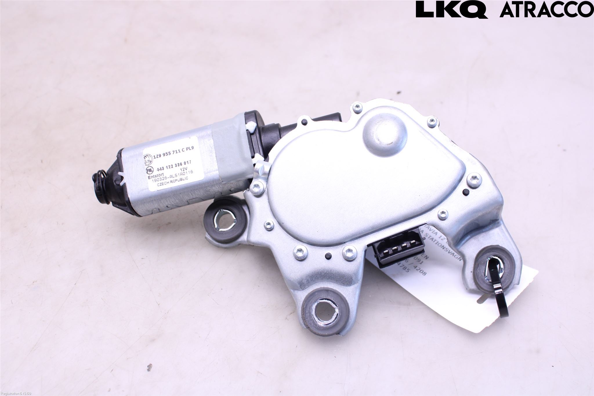 Skoda OCTAVIA (1Z) 05-13 Torkarmotor Baklucka