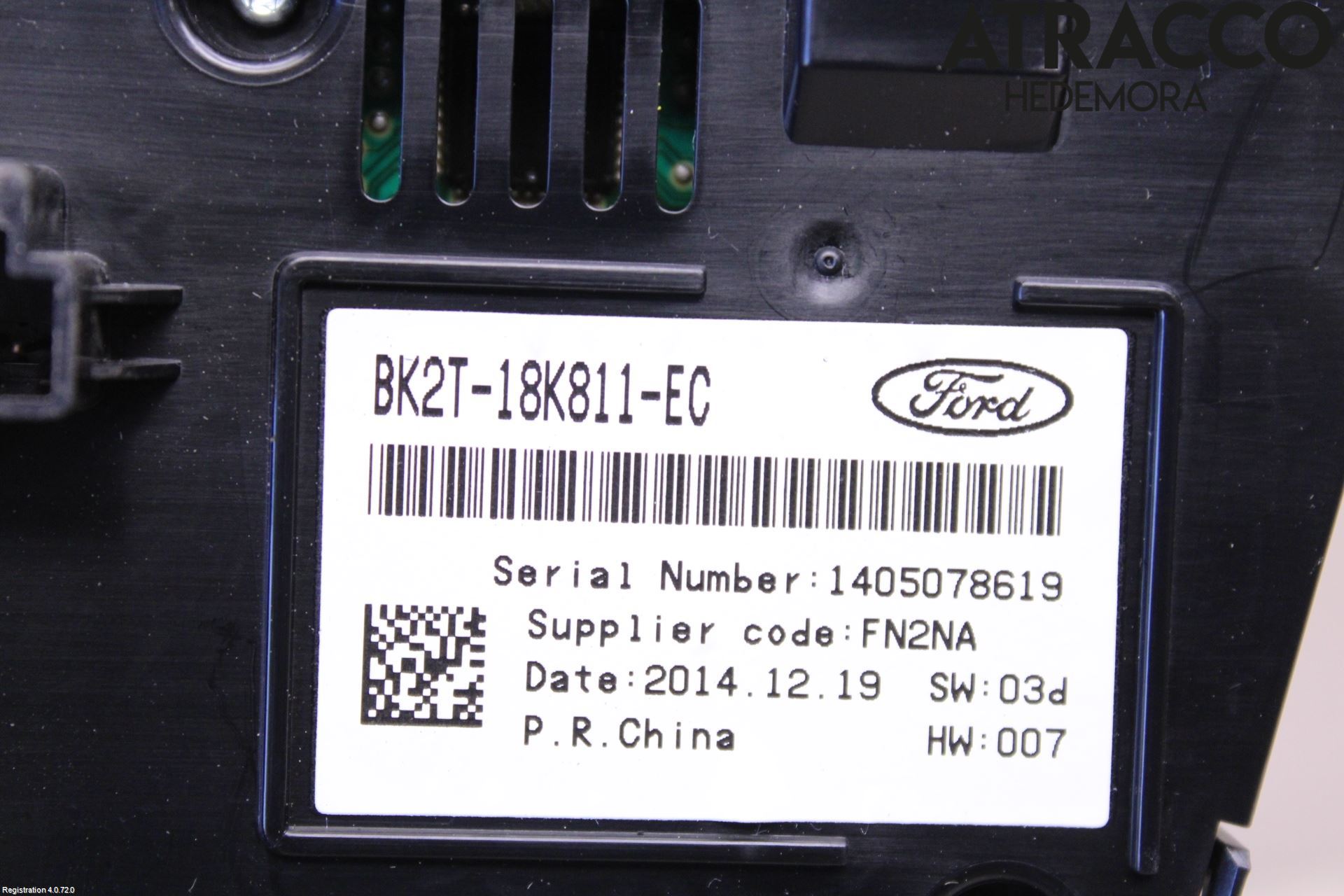 Ford TRANSIT/TOURNEO CONNECT 13-22 Cd Radio - Multimediapanel