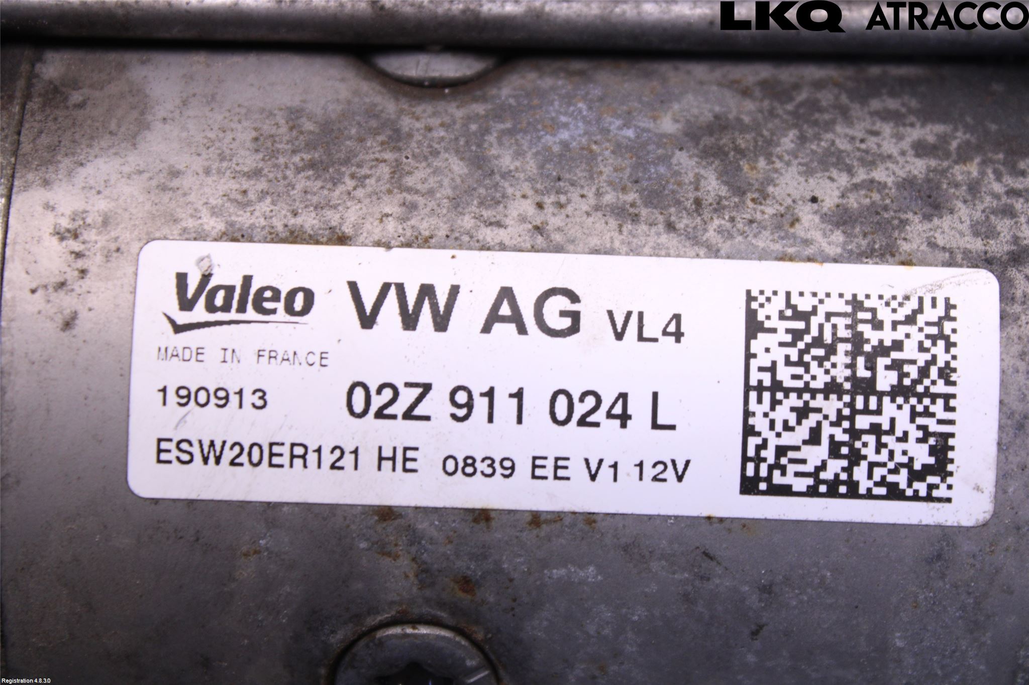 Audi A3/S3 8V 13-20 Startmotor Diesel