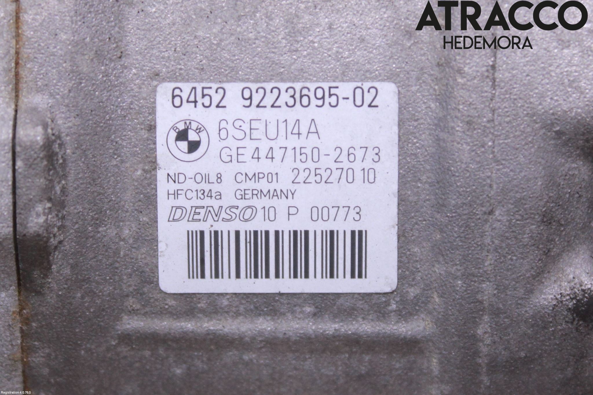 BMW 3 F30/F31/F80 12-19 Ac Kompressor