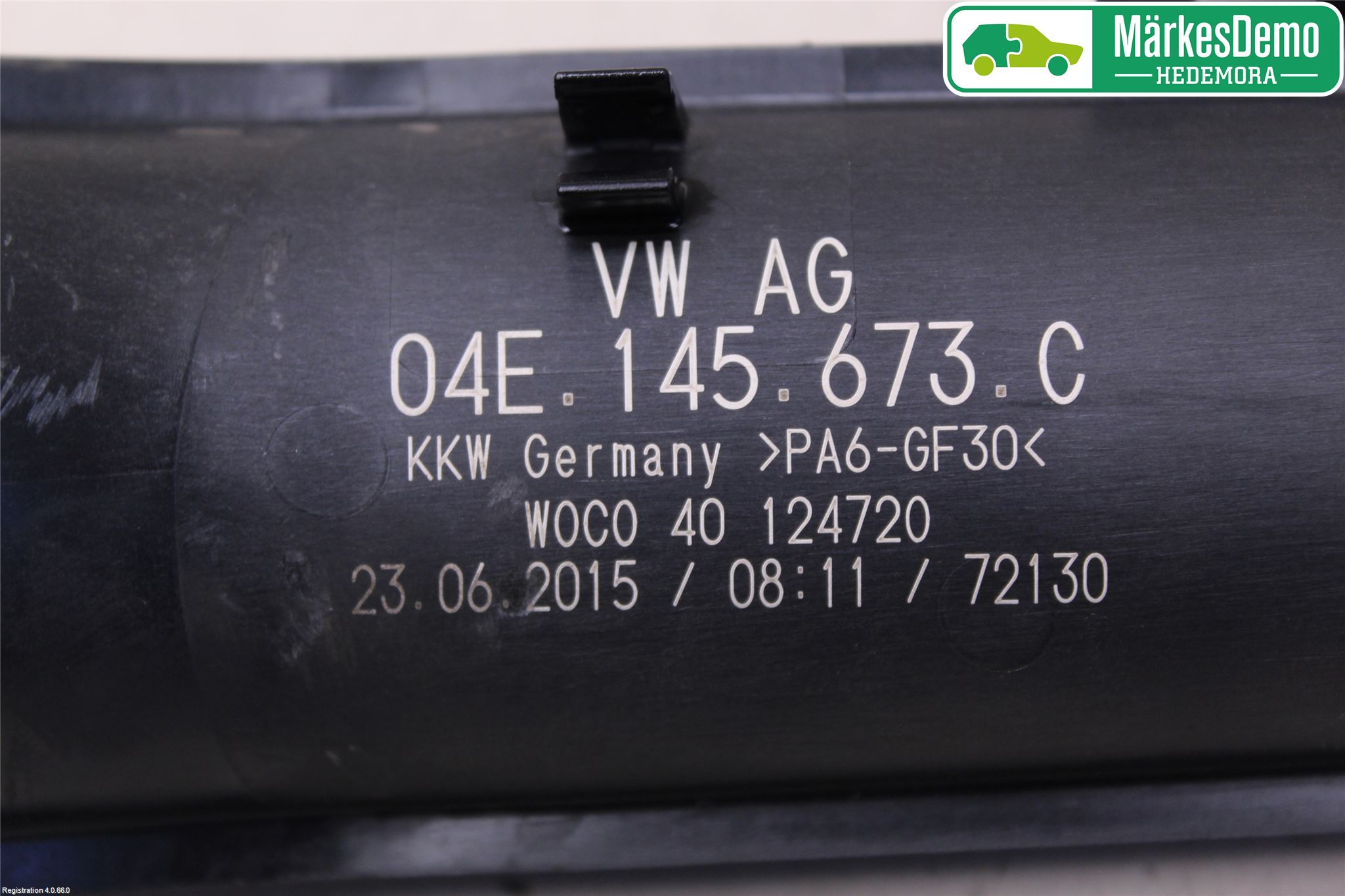 Volkswagen VW GOLF / E-GOLF VII 13-20 Laddluft-Intercoolerrör