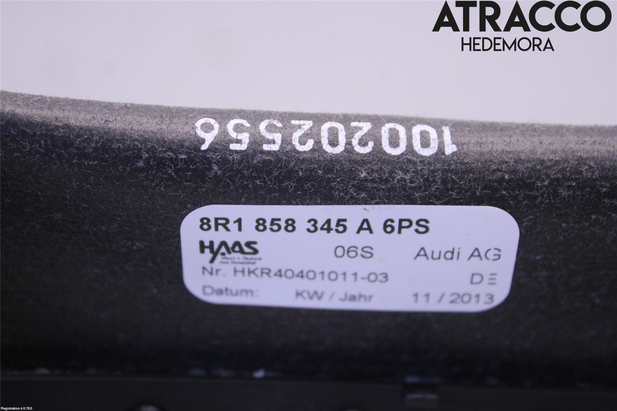 Audi Q5 09-16 Rattkåpa-Kåpor