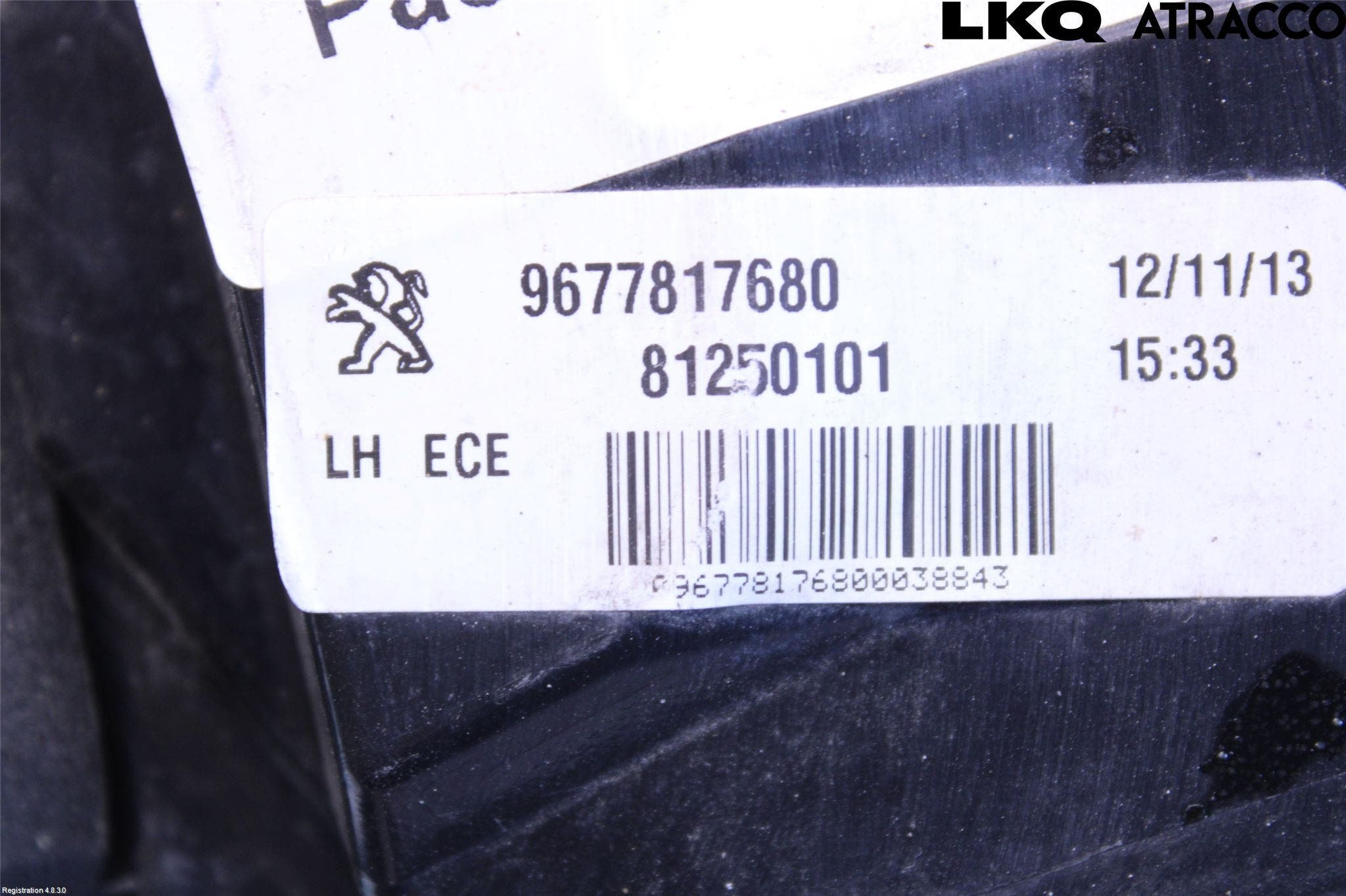 Peugeot 308 14-21 Bakljus Vänster