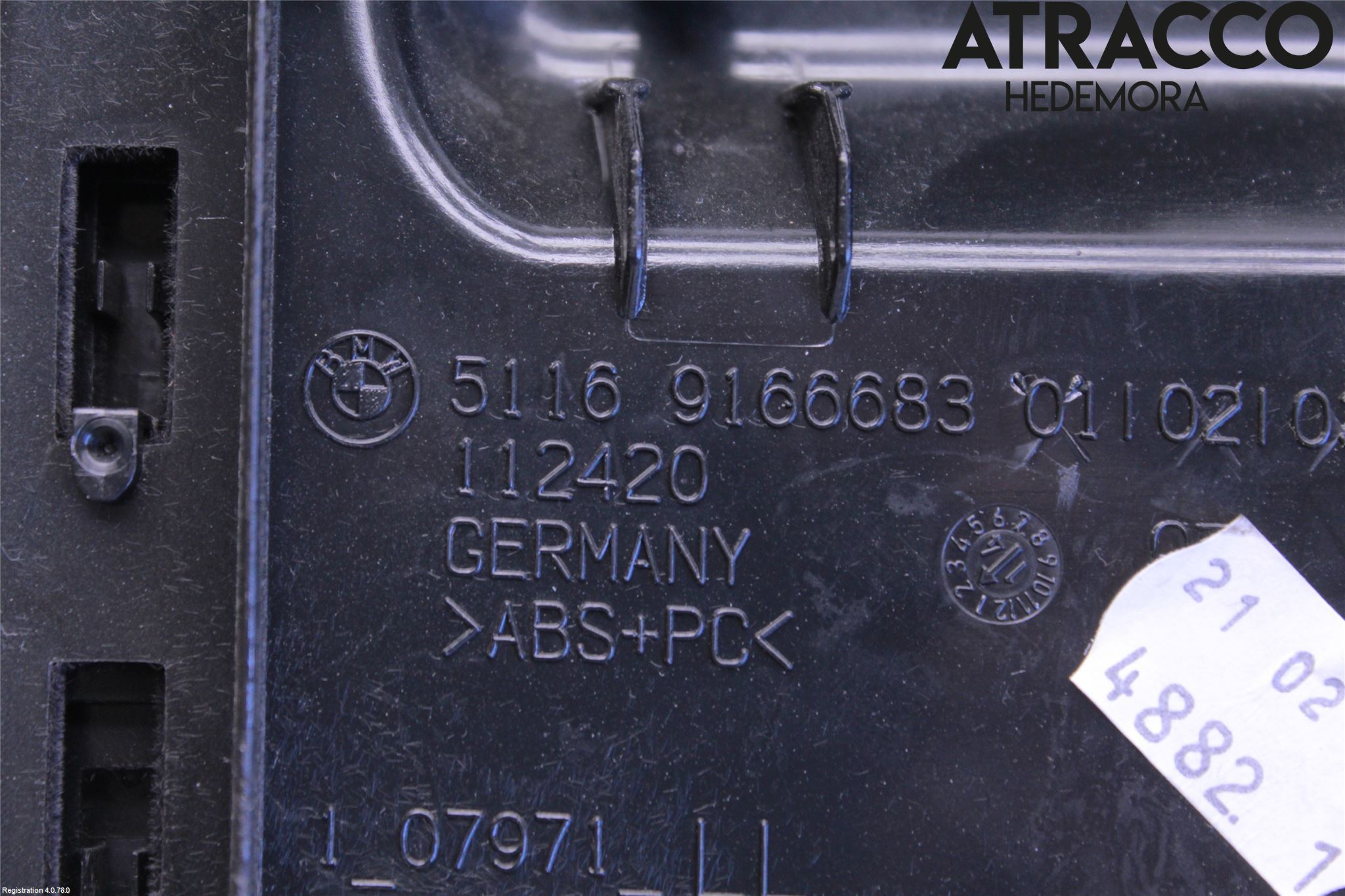 BMW 5 F10/F11/F18 09-17 Handskfack