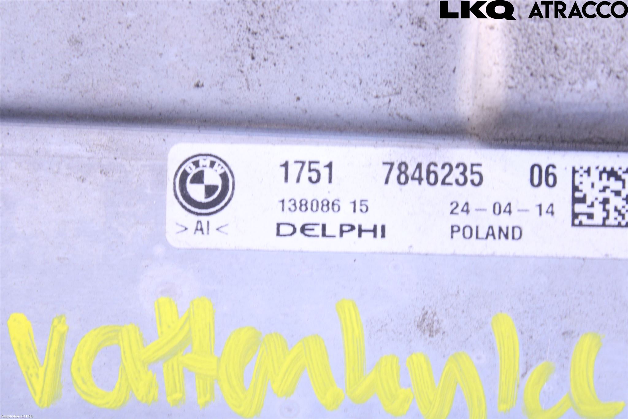 BMW 3 F30/F31/F80 12-19 Laddluft-Intercooler Kyl