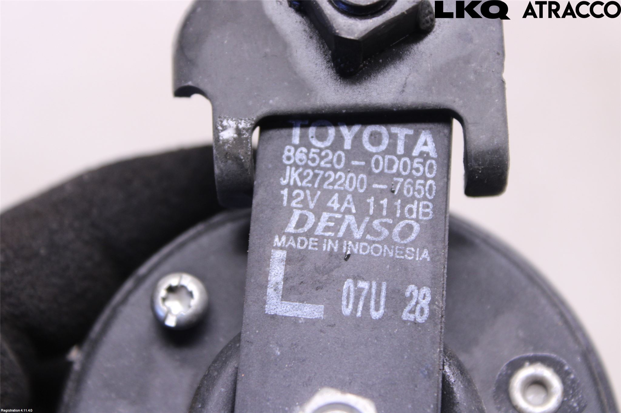 Toyota YARIS XP130 15-20 Signalhorn