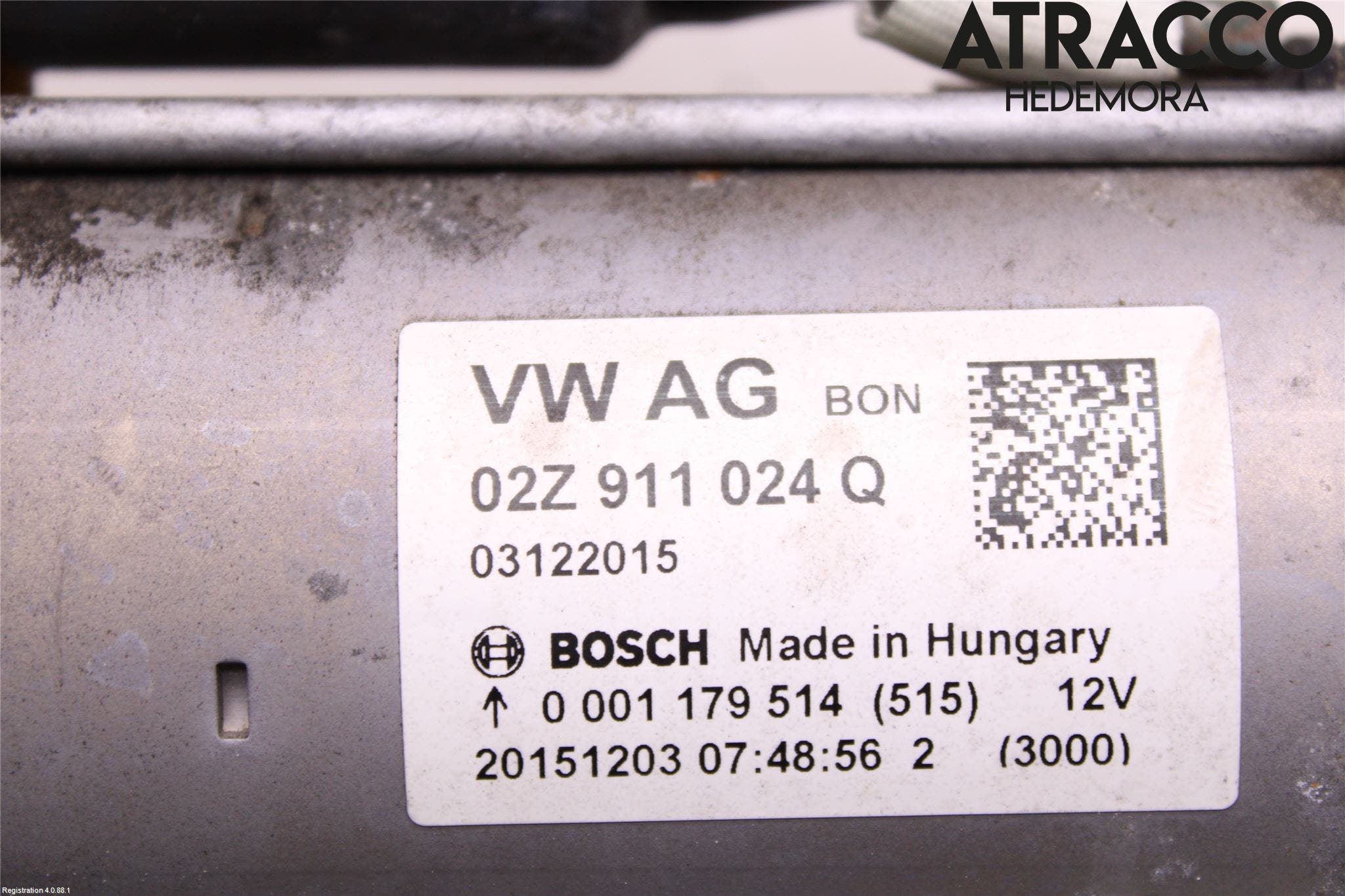 Audi A3/S3 8V 13-20 Startmotor
