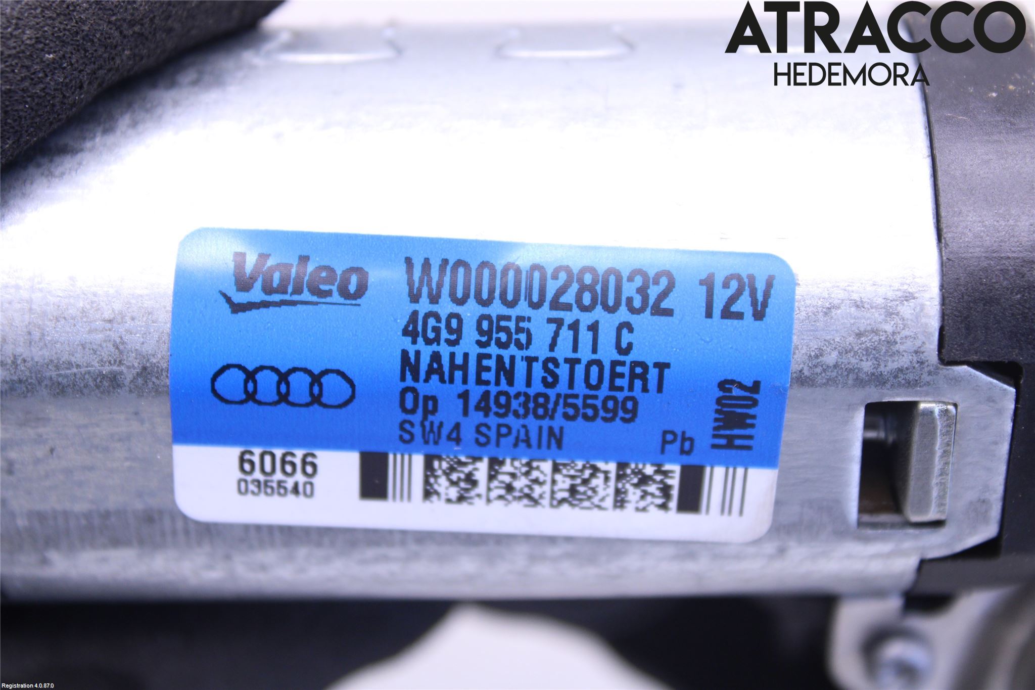 Audi Q3 8U 12-18 Torkarmotor Baklucka