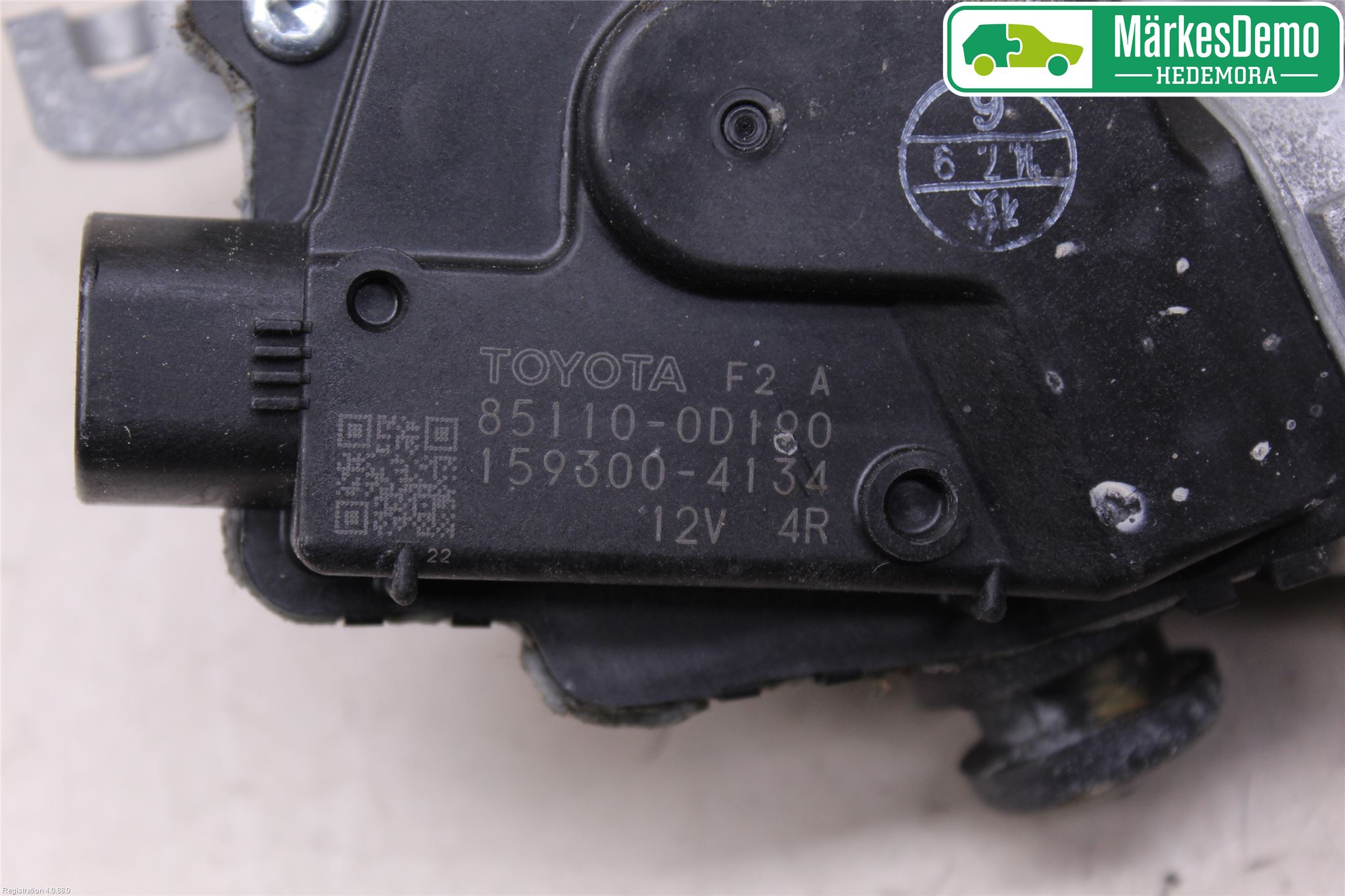 Toyota YARIS XP130 15-20 Torkarmotor Vindruta