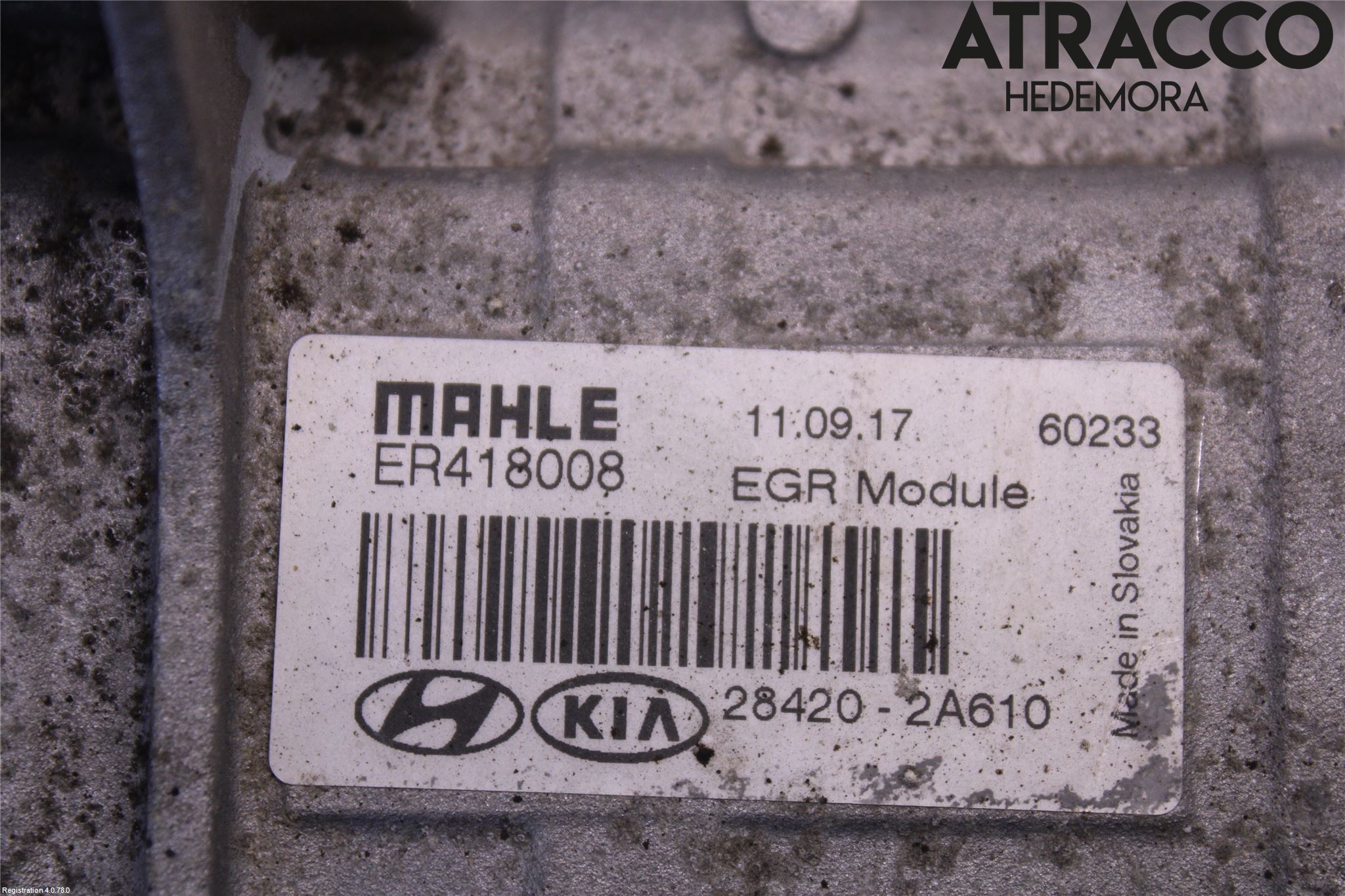 Kia CEED 12-18 Avgaskylare