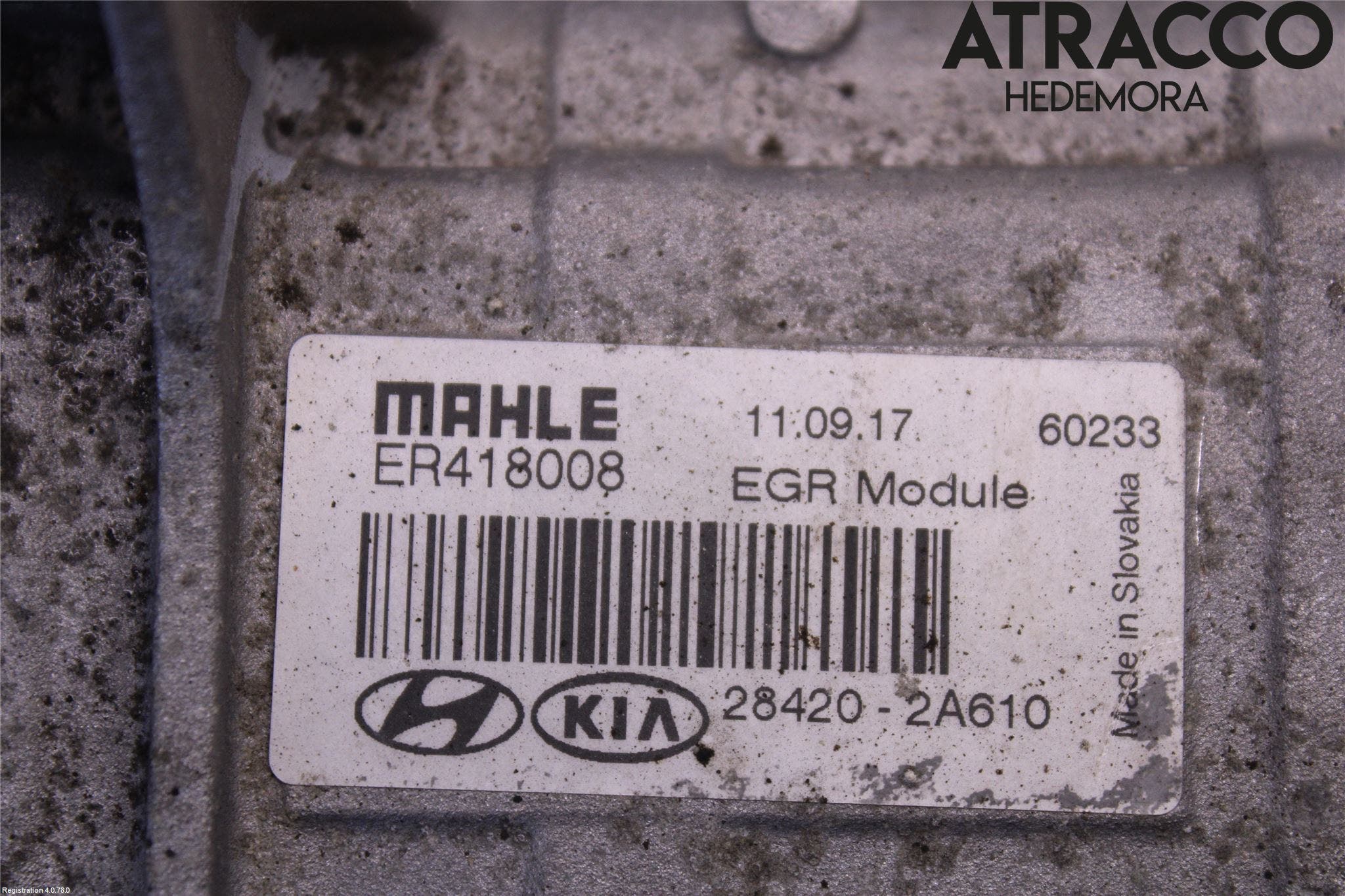 Kia CEED 12-18 Avgaskylare