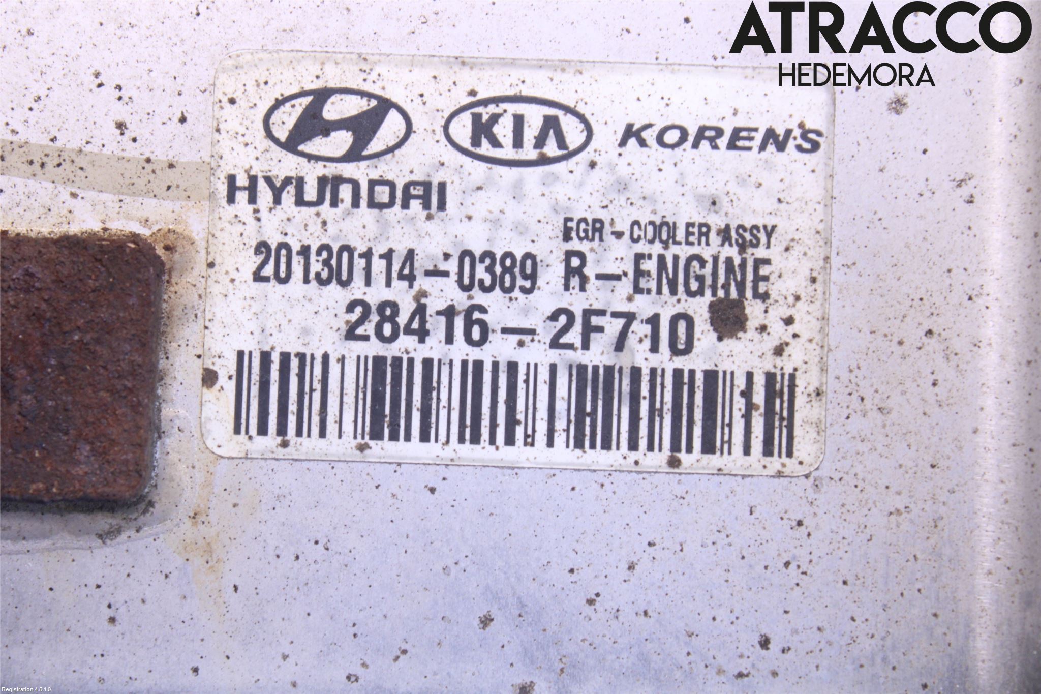 Hyundai SANTA FE 13-18 Avgaskylare