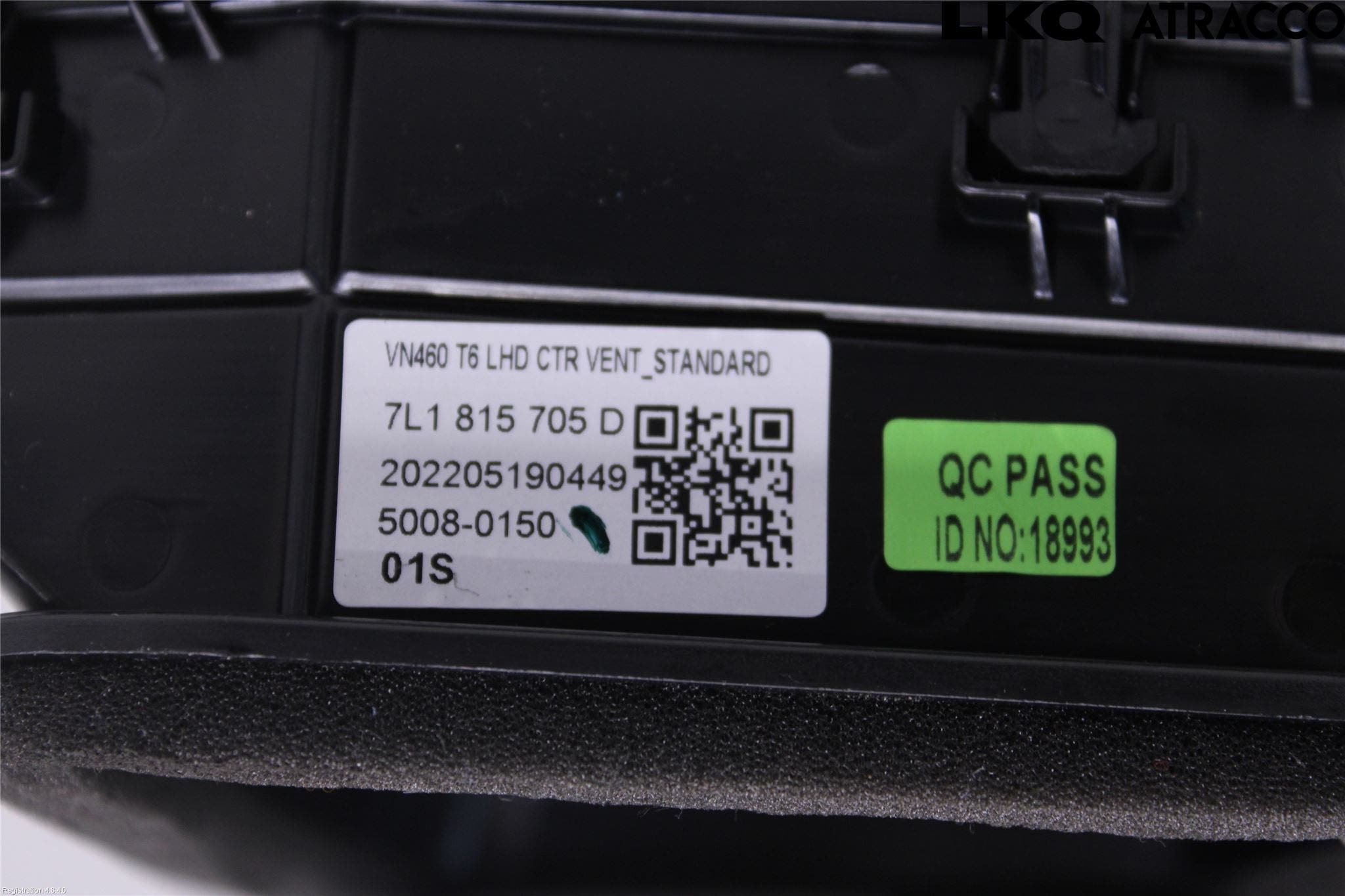 Volkswagen VW TRANSP/CARAVELLE (T7) 22-24 Defrosterkanal-Munstycke