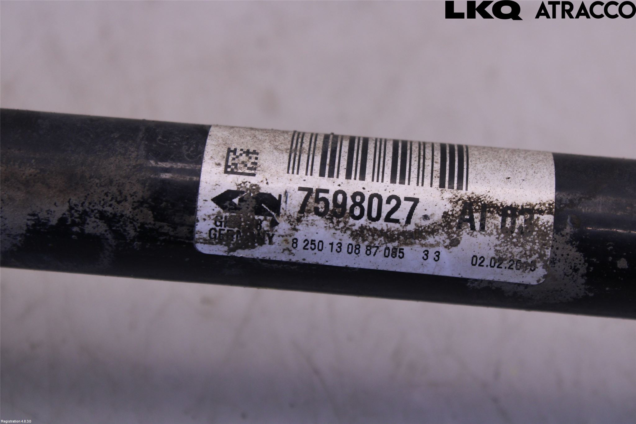 BMW X3 F25 10-17 Drivaxel Fram Vänster