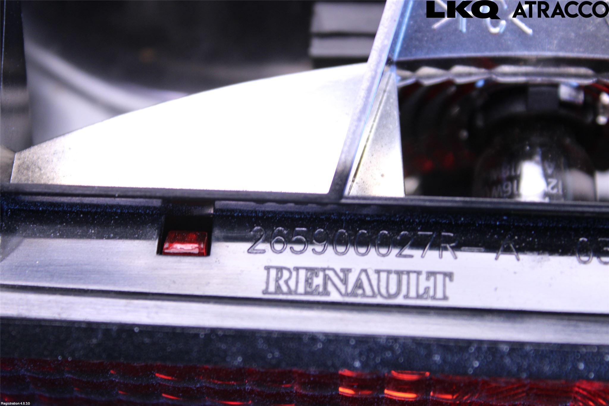 Dacia DUSTER 10-17 Bromsljus Bakruta