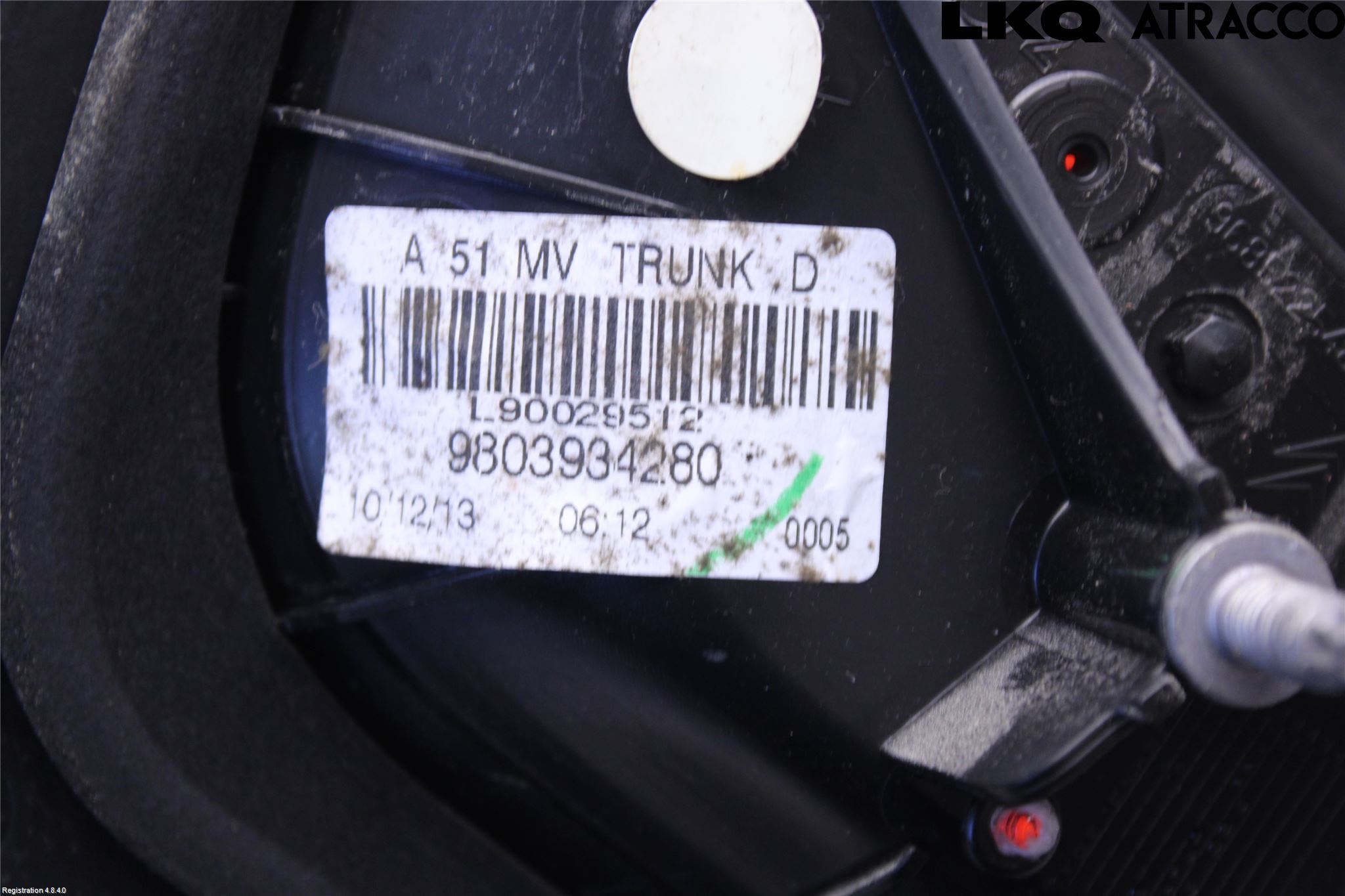 Citroen C3 10-17 Bakljus Lucka Hö