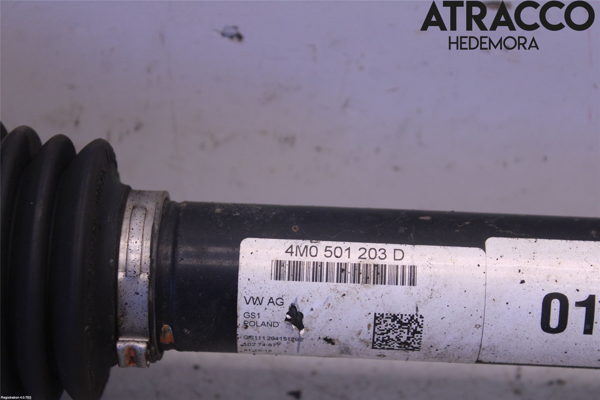 Audi Q7/SQ7 Drivaxel Bak Höger