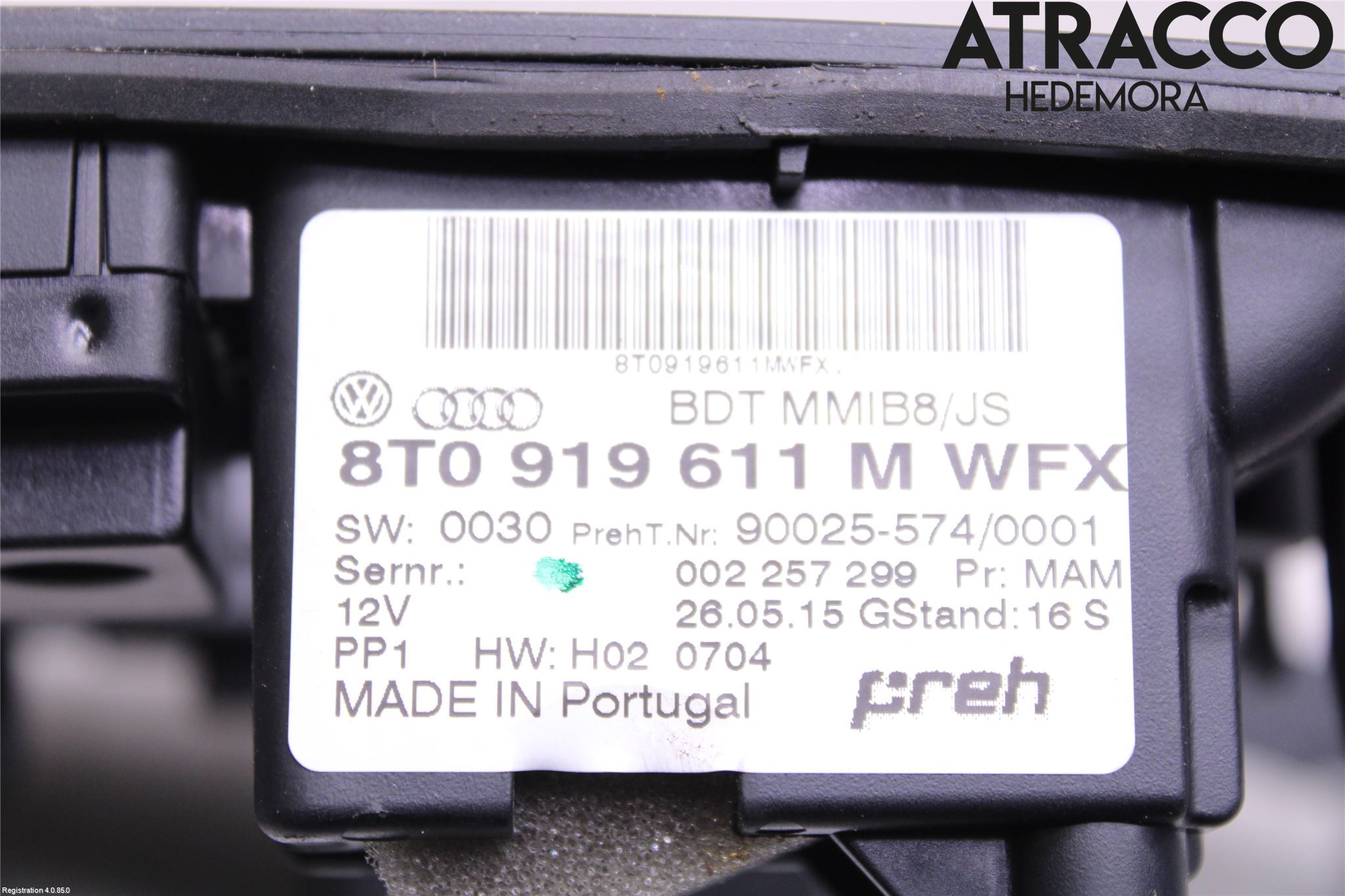 Audi A4 12-15 Inredning Sarg Växelspak