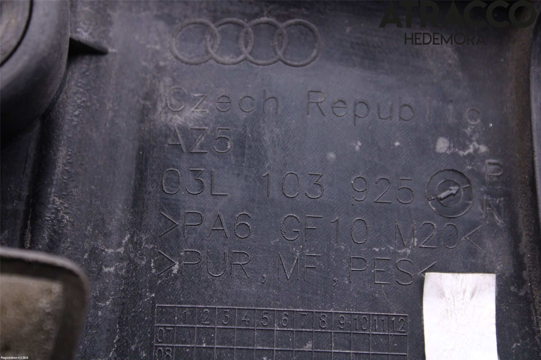 Audi A4 ALLROAD 09-16 Motorkåpa